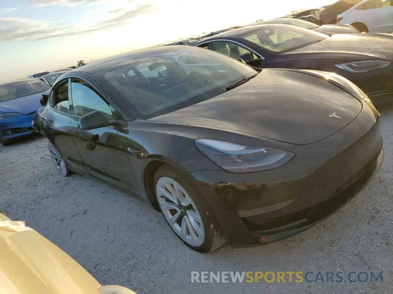 4 Photograph of a damaged car 5YJ3E1EA6PF457123 TESLA MODEL 3 2023