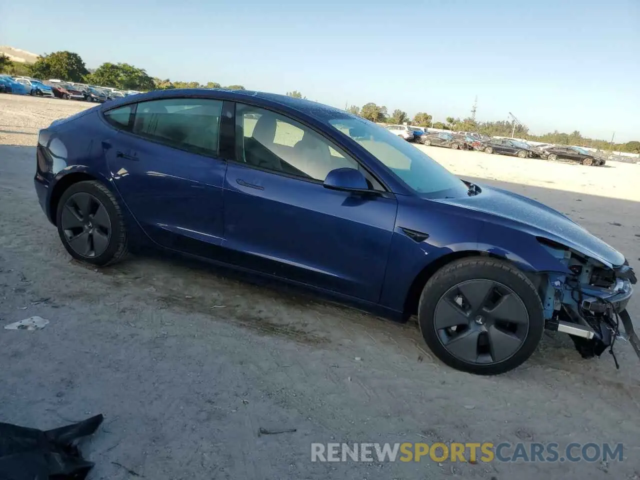 4 Photograph of a damaged car 5YJ3E1EA6PF457672 TESLA MODEL 3 2023