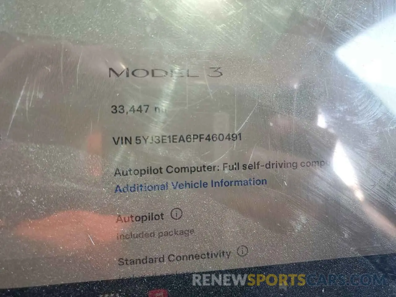 9 Фотография поврежденного автомобиля 5YJ3E1EA6PF460491 TESLA MODEL 3 2023