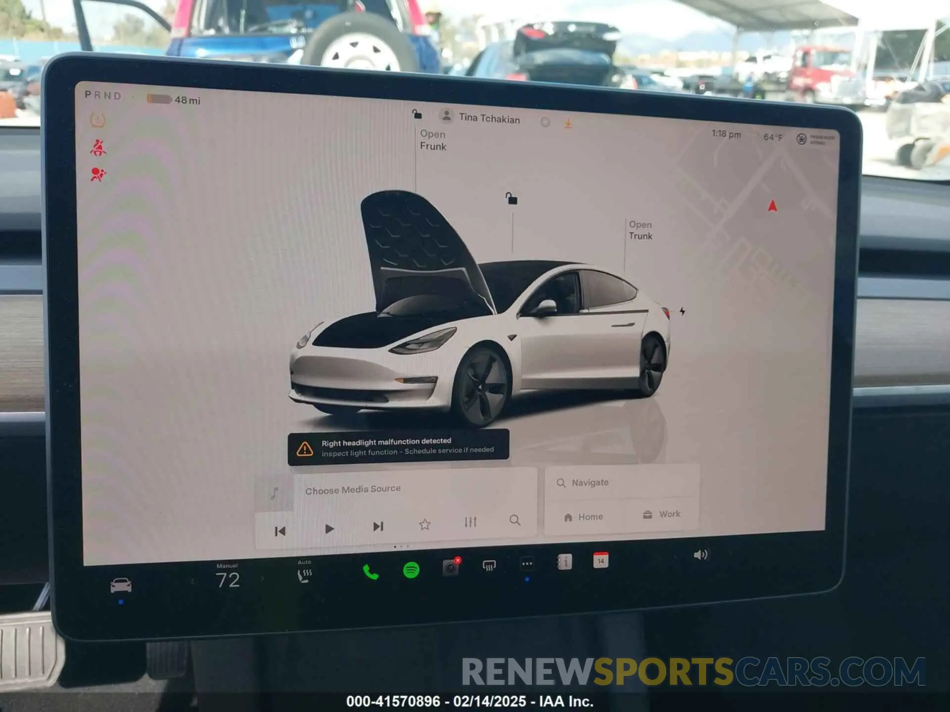 19 Фотография поврежденного автомобиля 5YJ3E1EA6PF488405 TESLA MODEL 3 2023