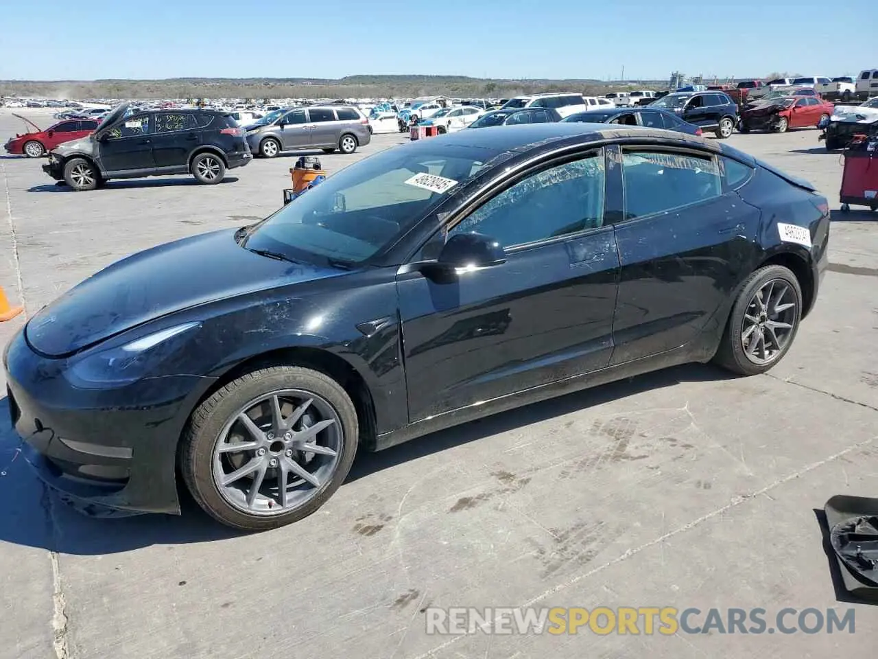 1 Фотография поврежденного автомобиля 5YJ3E1EA6PF491739 TESLA MODEL 3 2023