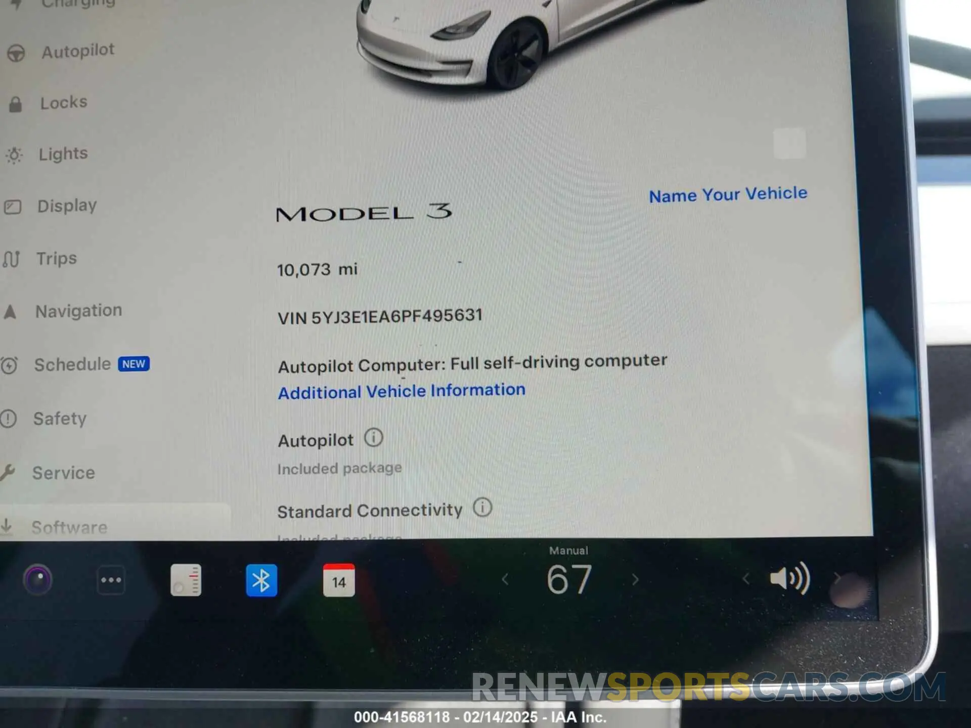 7 Photograph of a damaged car 5YJ3E1EA6PF495631 TESLA MODEL 3 2023