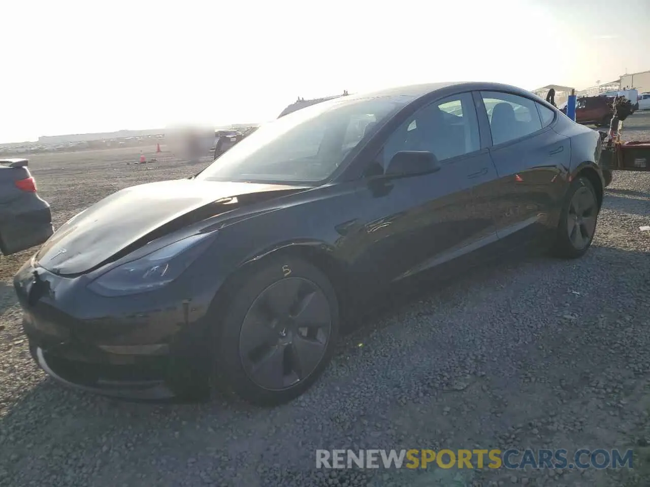 1 Photograph of a damaged car 5YJ3E1EA6PF500746 TESLA MODEL 3 2023