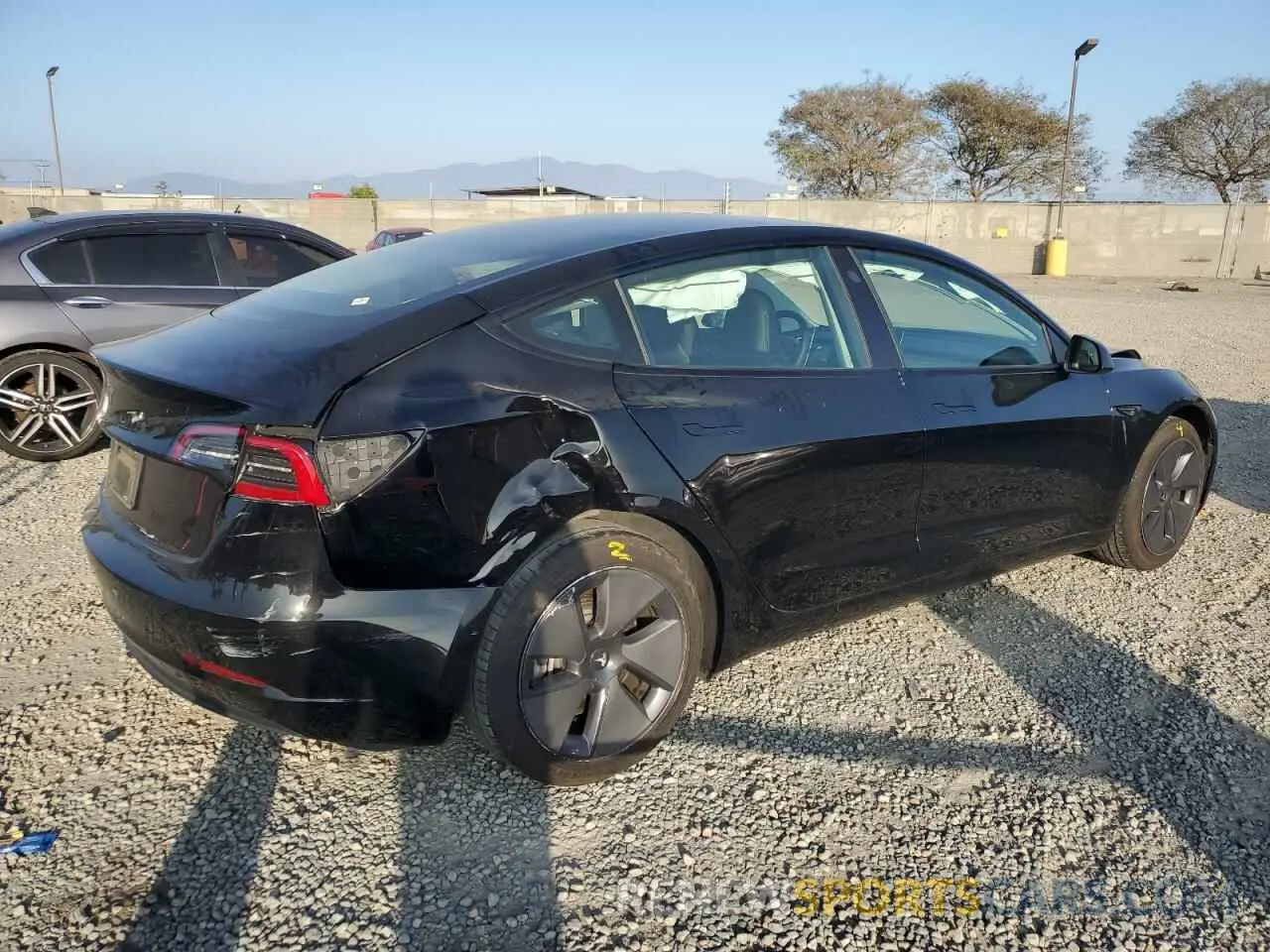 3 Photograph of a damaged car 5YJ3E1EA6PF500746 TESLA MODEL 3 2023