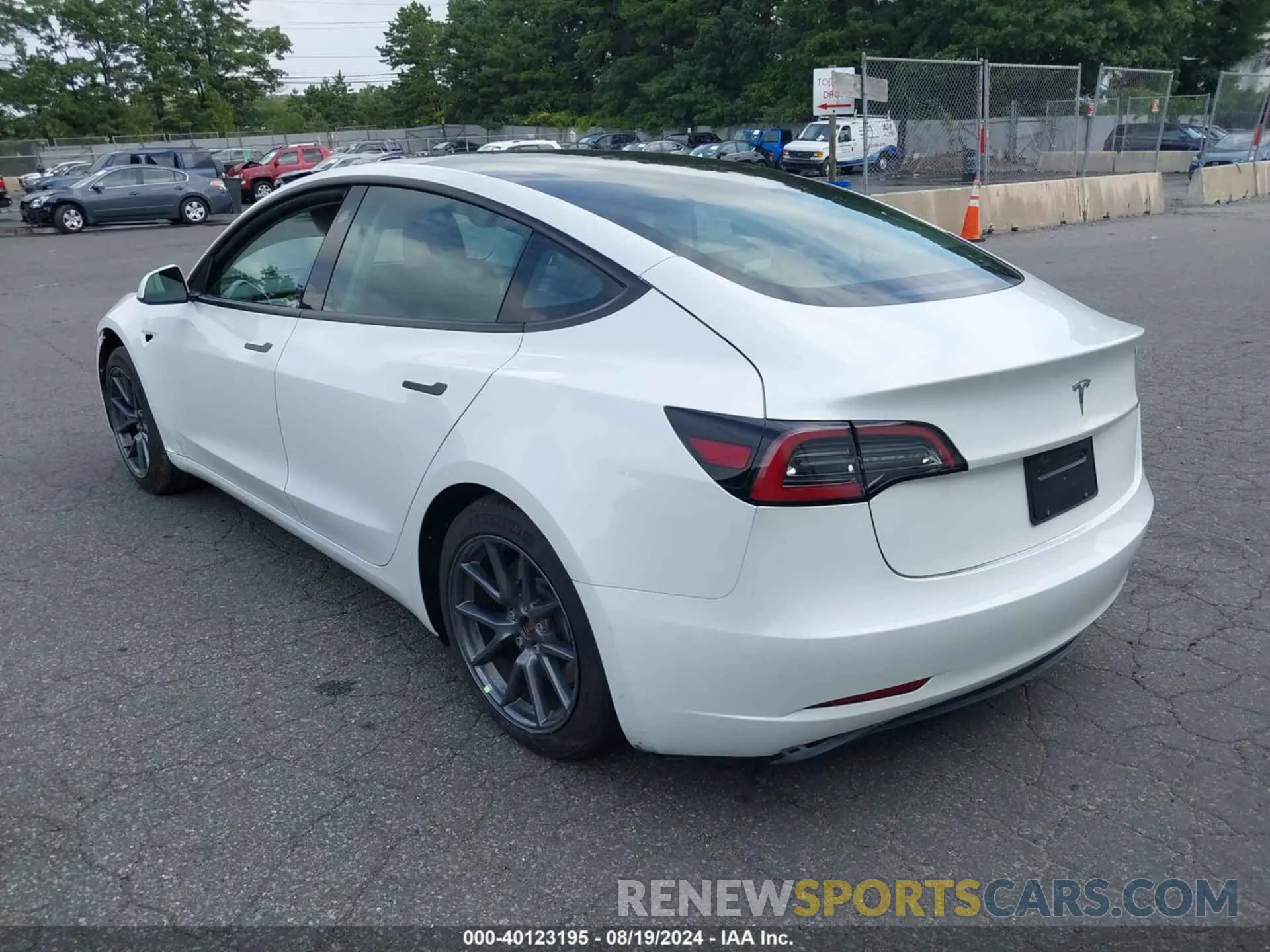 3 Photograph of a damaged car 5YJ3E1EA6PF509527 TESLA MODEL 3 2023