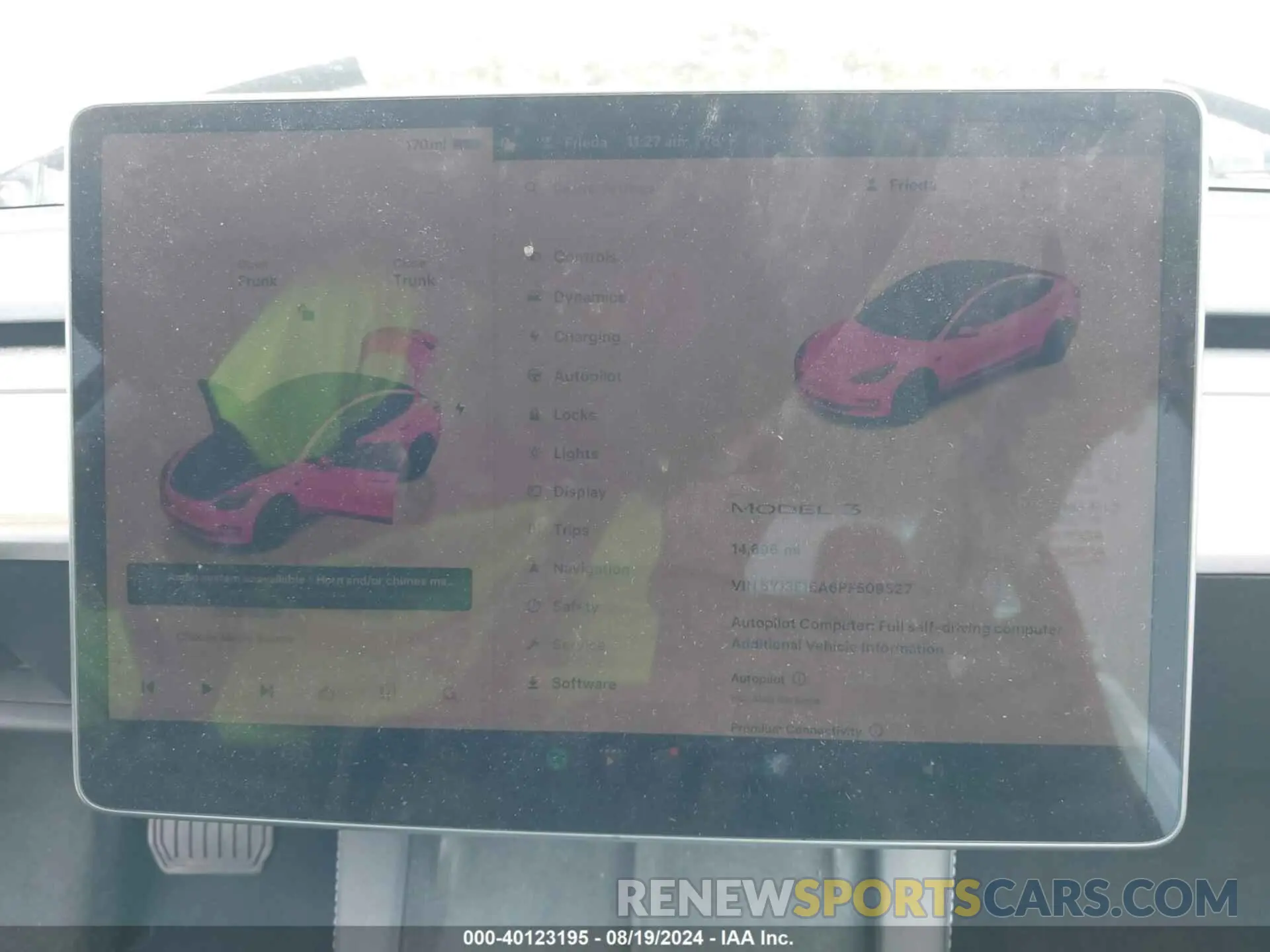 7 Photograph of a damaged car 5YJ3E1EA6PF509527 TESLA MODEL 3 2023