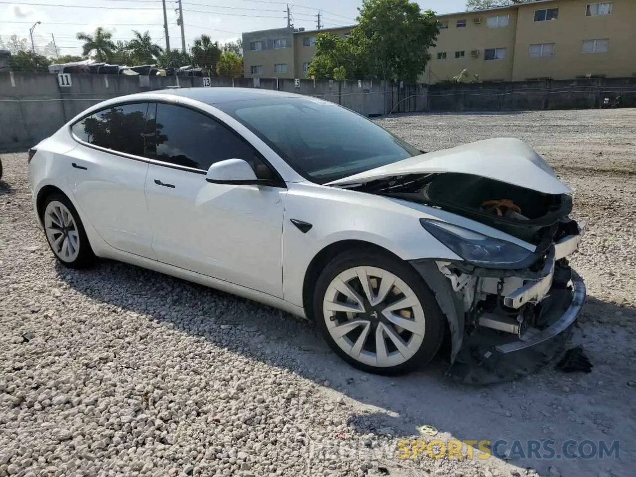 4 Фотография поврежденного автомобиля 5YJ3E1EA6PF510323 TESLA MODEL 3 2023