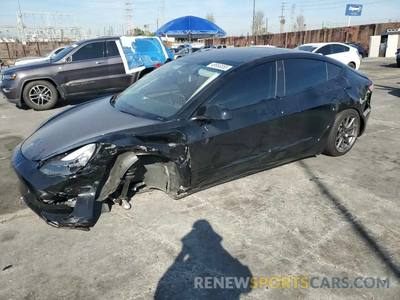 1 Фотография поврежденного автомобиля 5YJ3E1EA6PF546643 TESLA MODEL 3 2023
