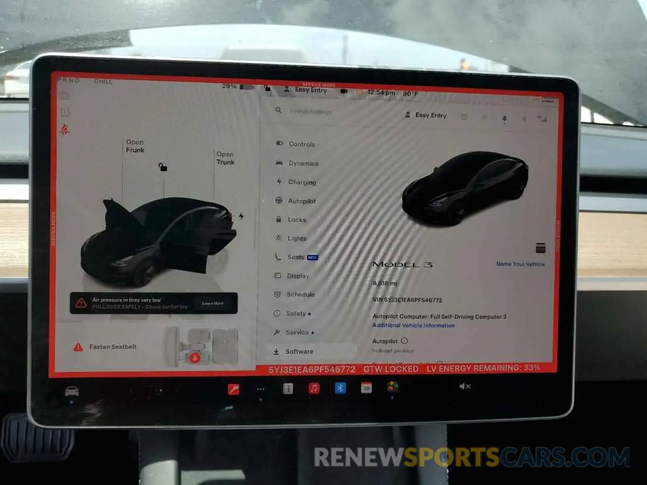9 Photograph of a damaged car 5YJ3E1EA6PF546772 TESLA MODEL 3 2023