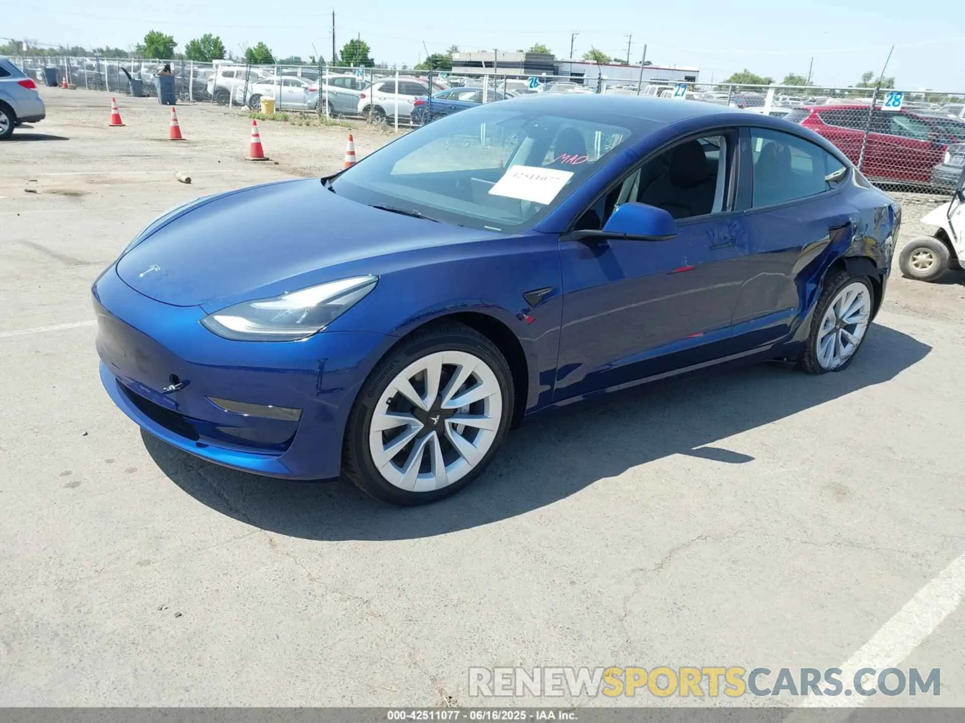 2 Фотография поврежденного автомобиля 5YJ3E1EA6PF547209 TESLA MODEL 3 2023