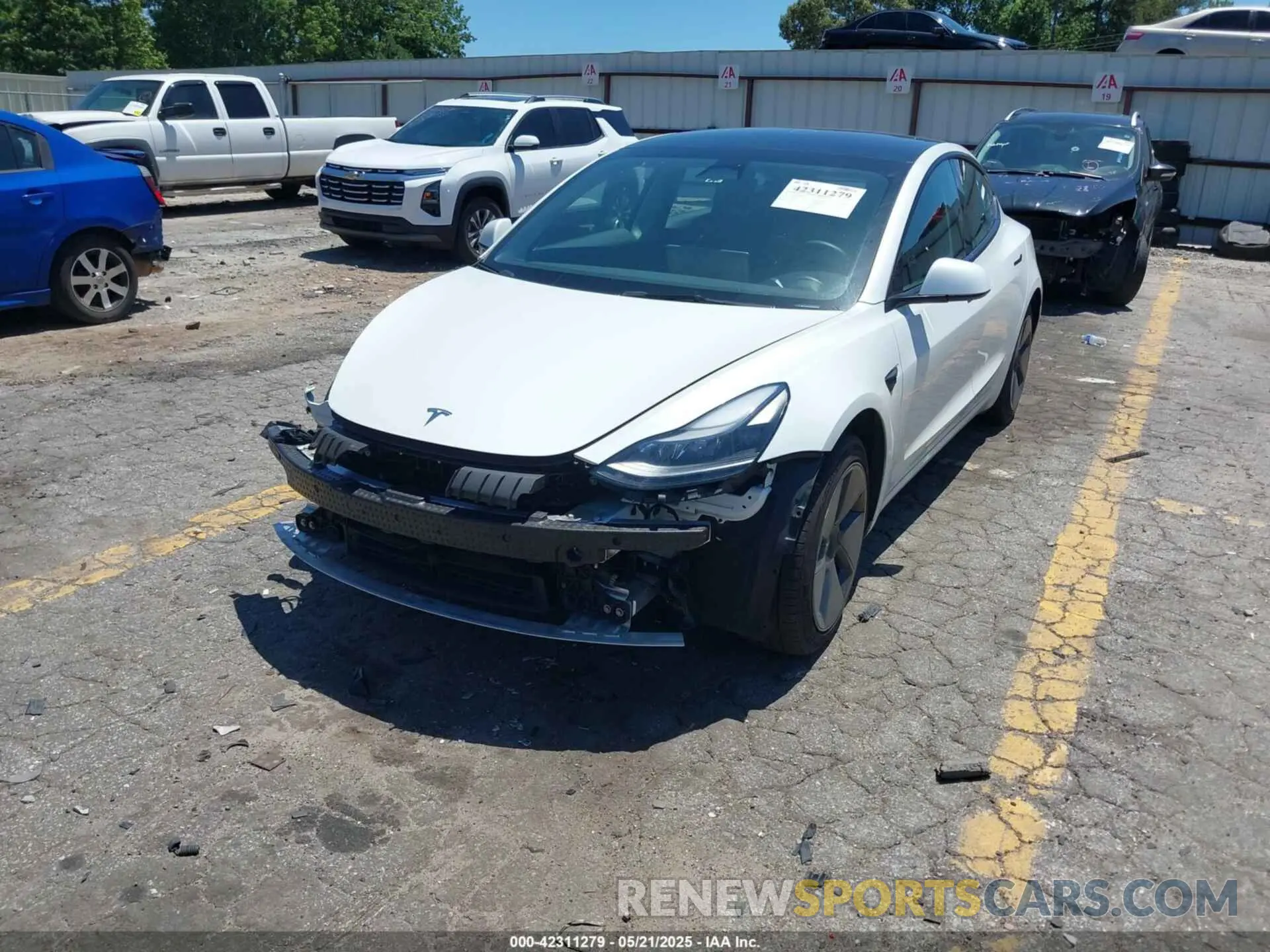 2 Фотография поврежденного автомобиля 5YJ3E1EA6PF550594 TESLA MODEL 3 2023