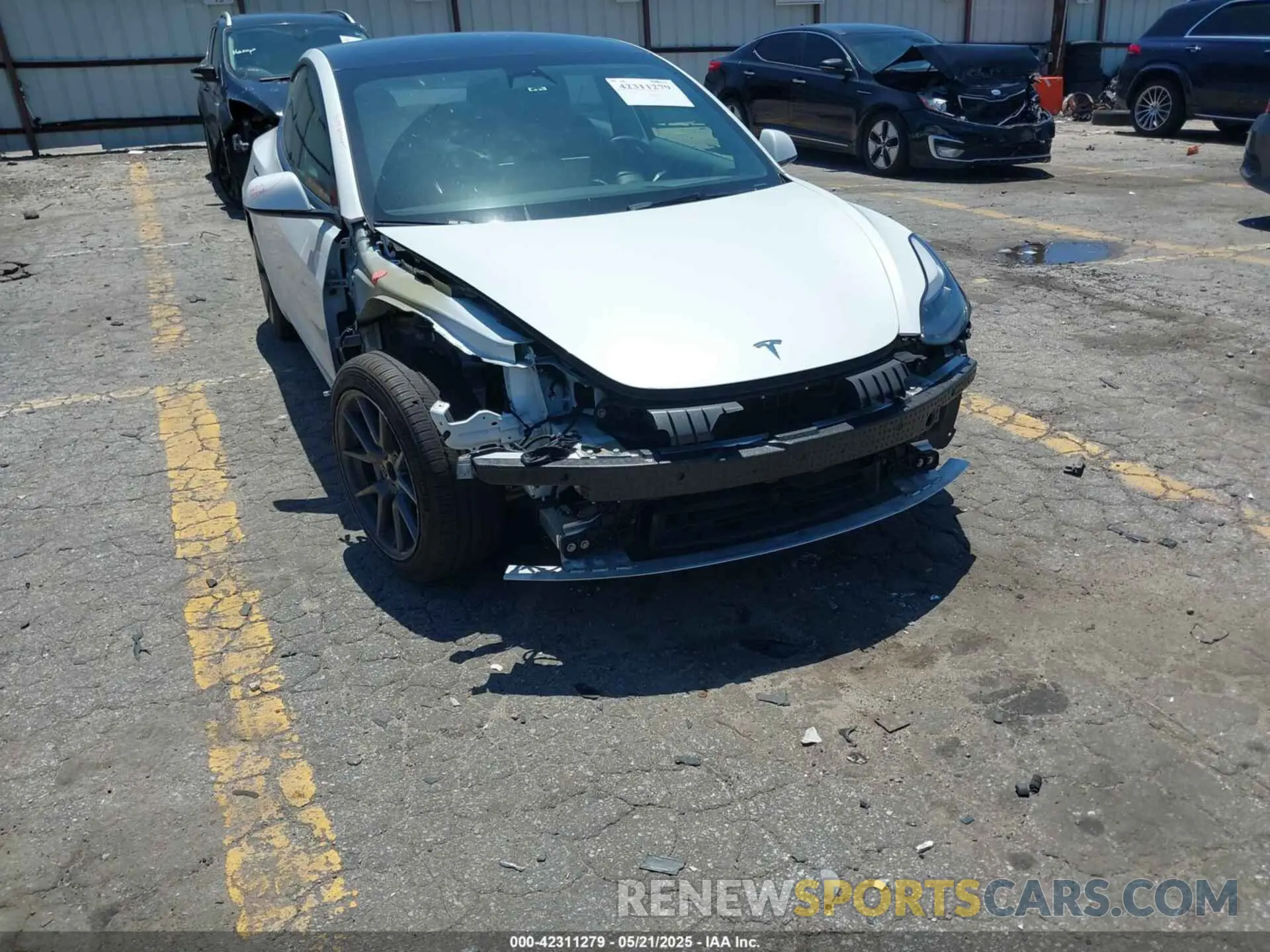 6 Фотография поврежденного автомобиля 5YJ3E1EA6PF550594 TESLA MODEL 3 2023