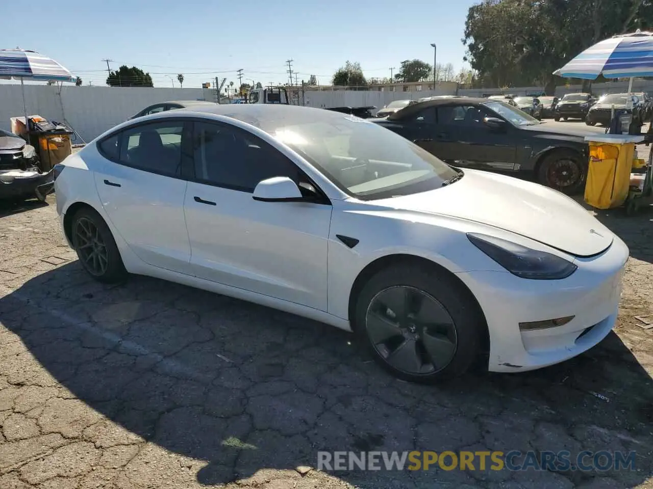 4 Photograph of a damaged car 5YJ3E1EA6PF558453 TESLA MODEL 3 2023