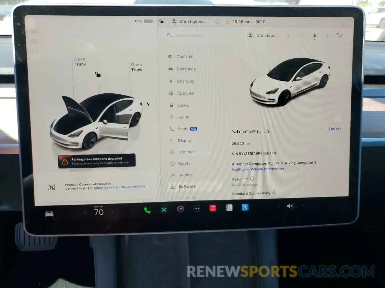 9 Photograph of a damaged car 5YJ3E1EA6PF558453 TESLA MODEL 3 2023