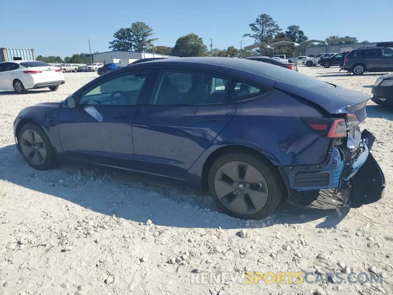 2 Photograph of a damaged car 5YJ3E1EA6PF570098 TESLA MODEL 3 2023