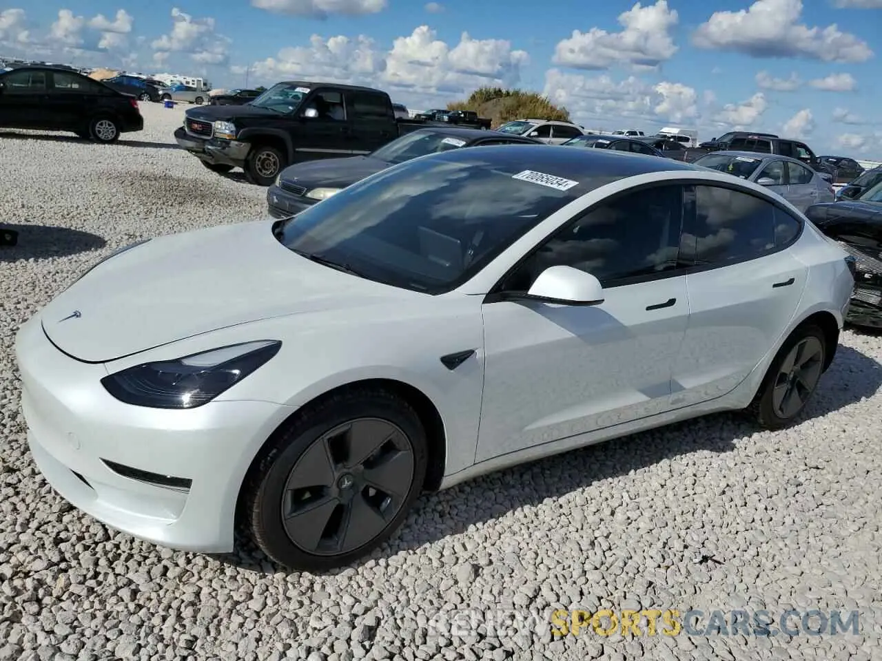 1 Фотография поврежденного автомобиля 5YJ3E1EA6PF601947 TESLA MODEL 3 2023