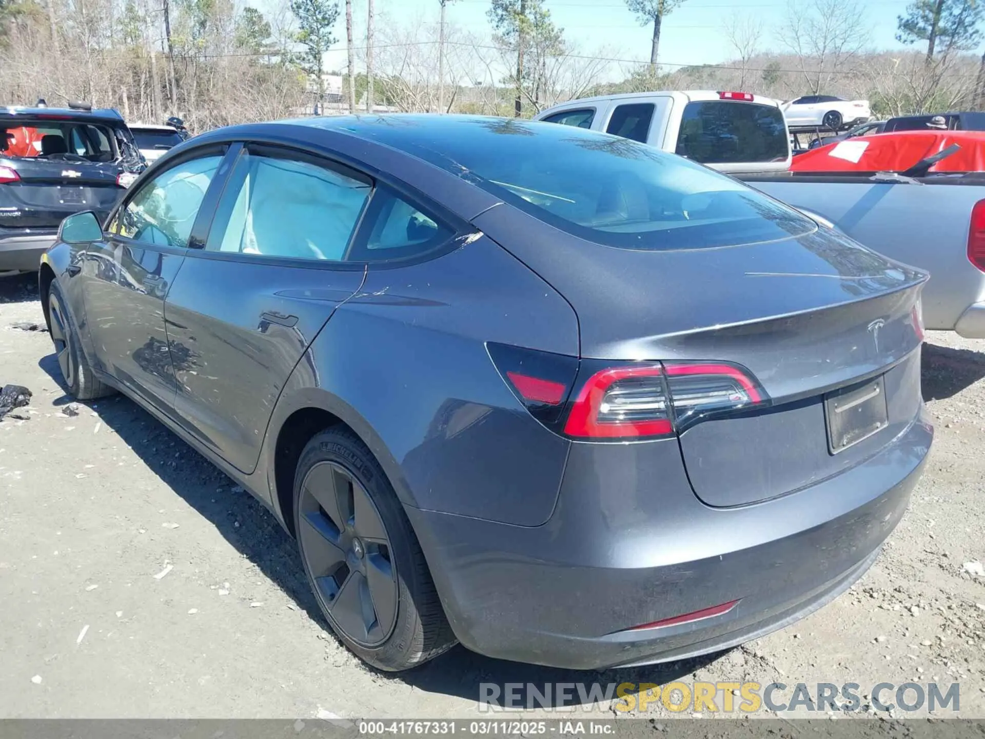 3 Photograph of a damaged car 5YJ3E1EA6PF602872 TESLA MODEL 3 2023