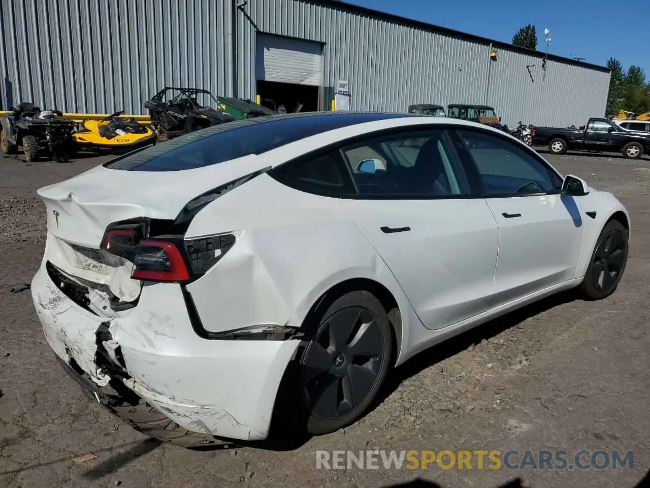 3 Photograph of a damaged car 5YJ3E1EA6PF605674 TESLA MODEL 3 2023