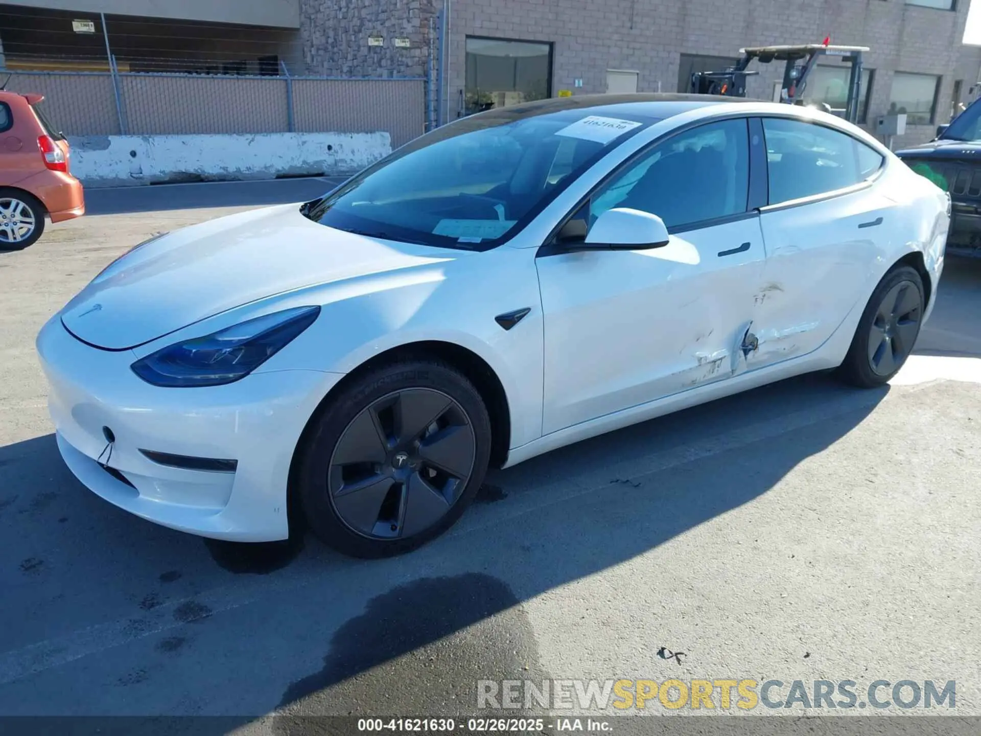 2 Фотография поврежденного автомобиля 5YJ3E1EA6PF606131 TESLA MODEL 3 2023