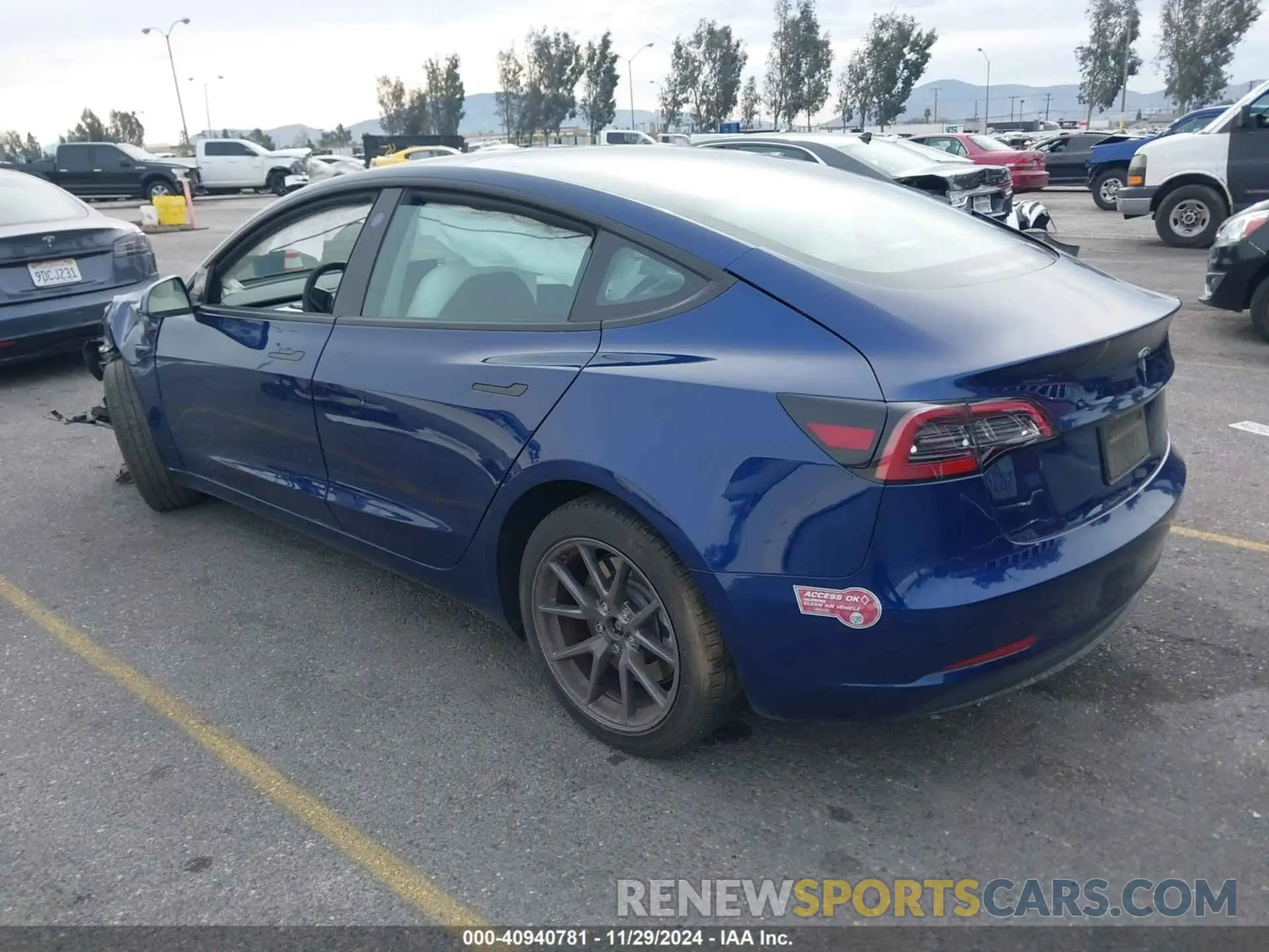 3 Photograph of a damaged car 5YJ3E1EA6PF610566 TESLA MODEL 3 2023
