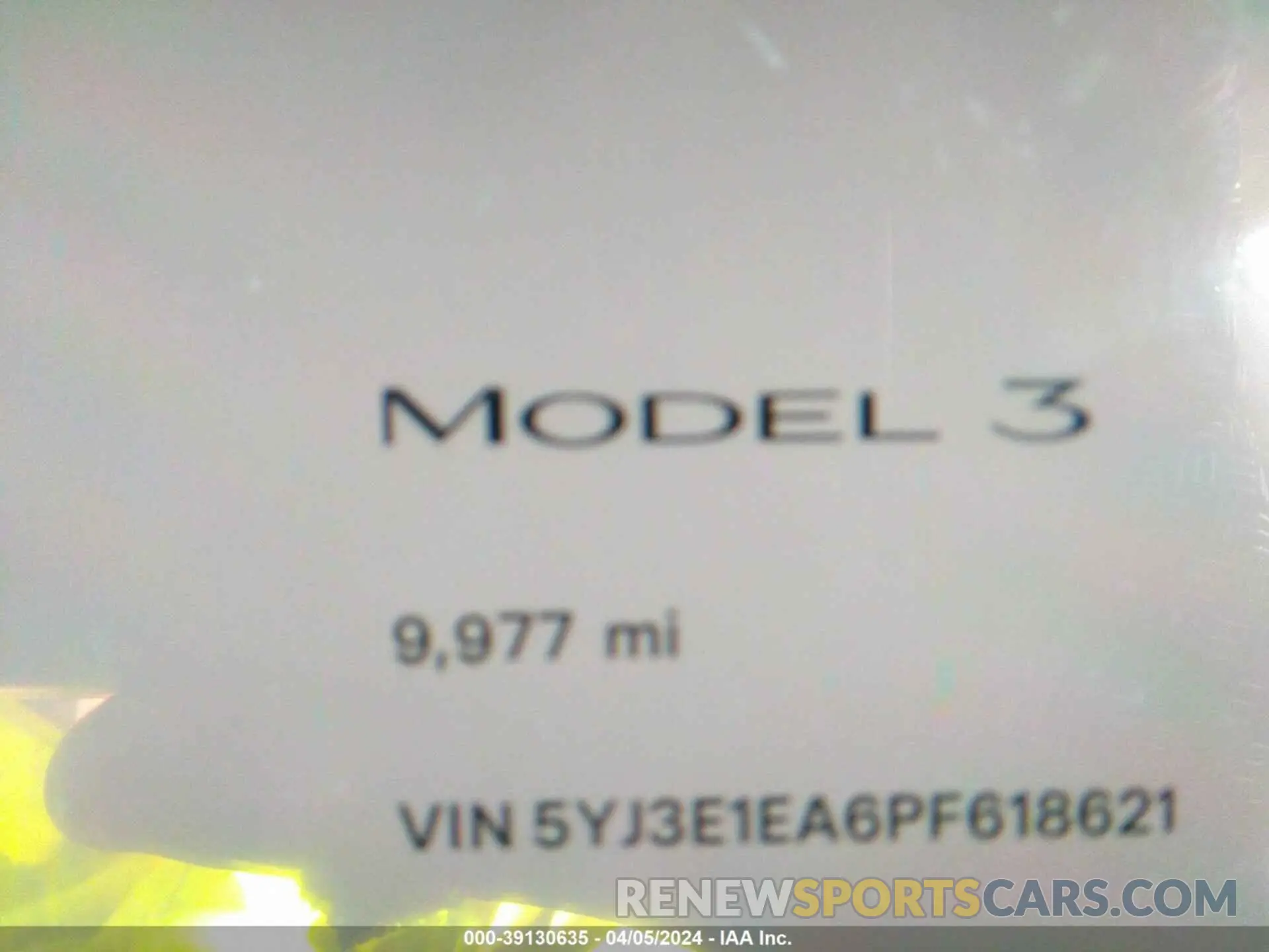 15 Photograph of a damaged car 5YJ3E1EA6PF618621 TESLA MODEL 3 2023