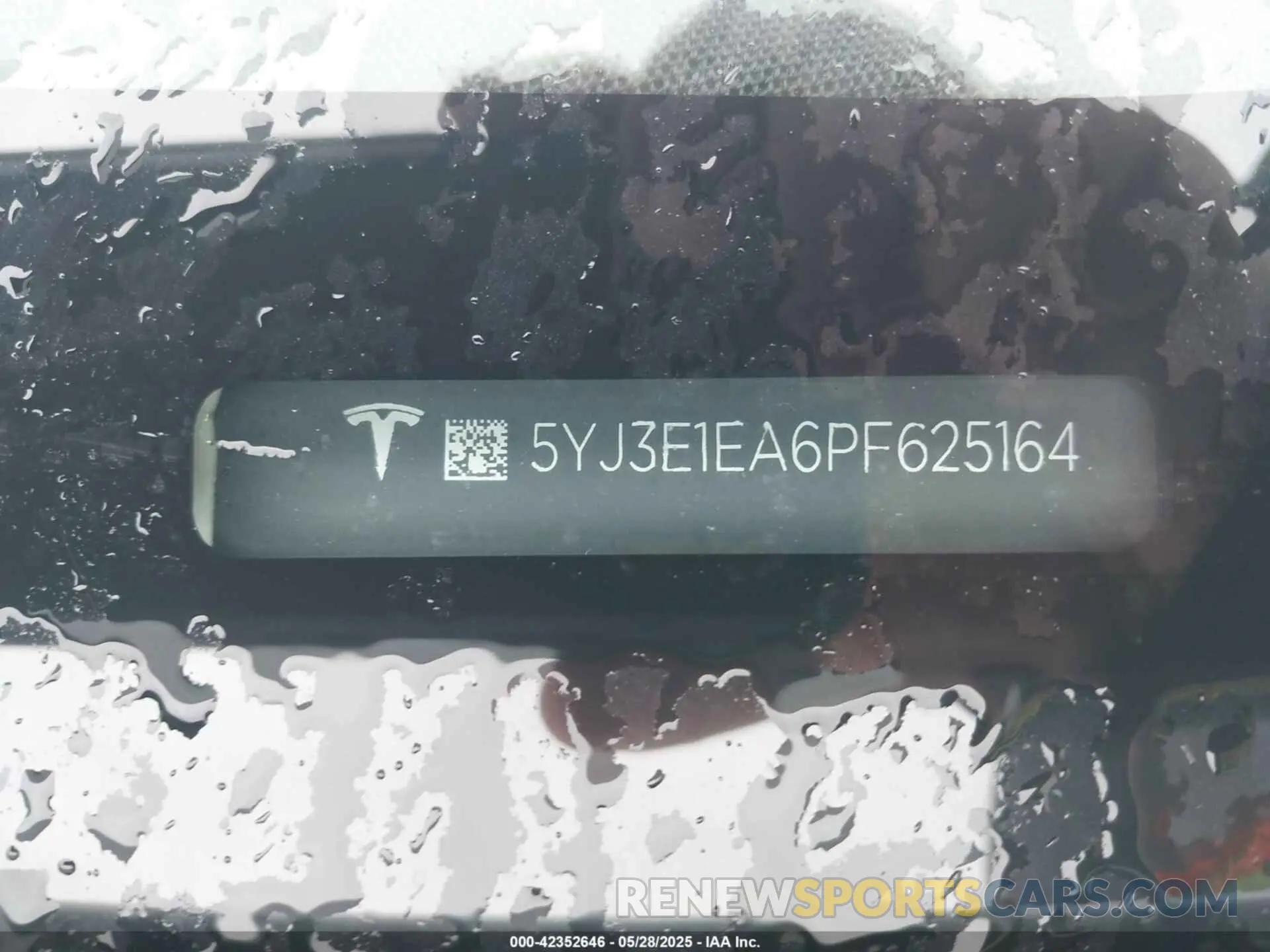 9 Фотография поврежденного автомобиля 5YJ3E1EA6PF625164 TESLA MODEL 3 2023