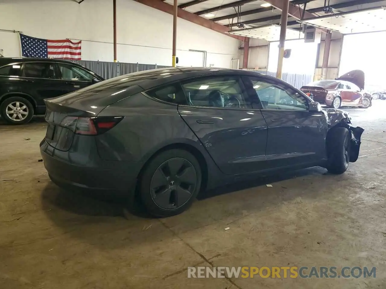 3 Photograph of a damaged car 5YJ3E1EA6PF656107 TESLA MODEL 3 2023