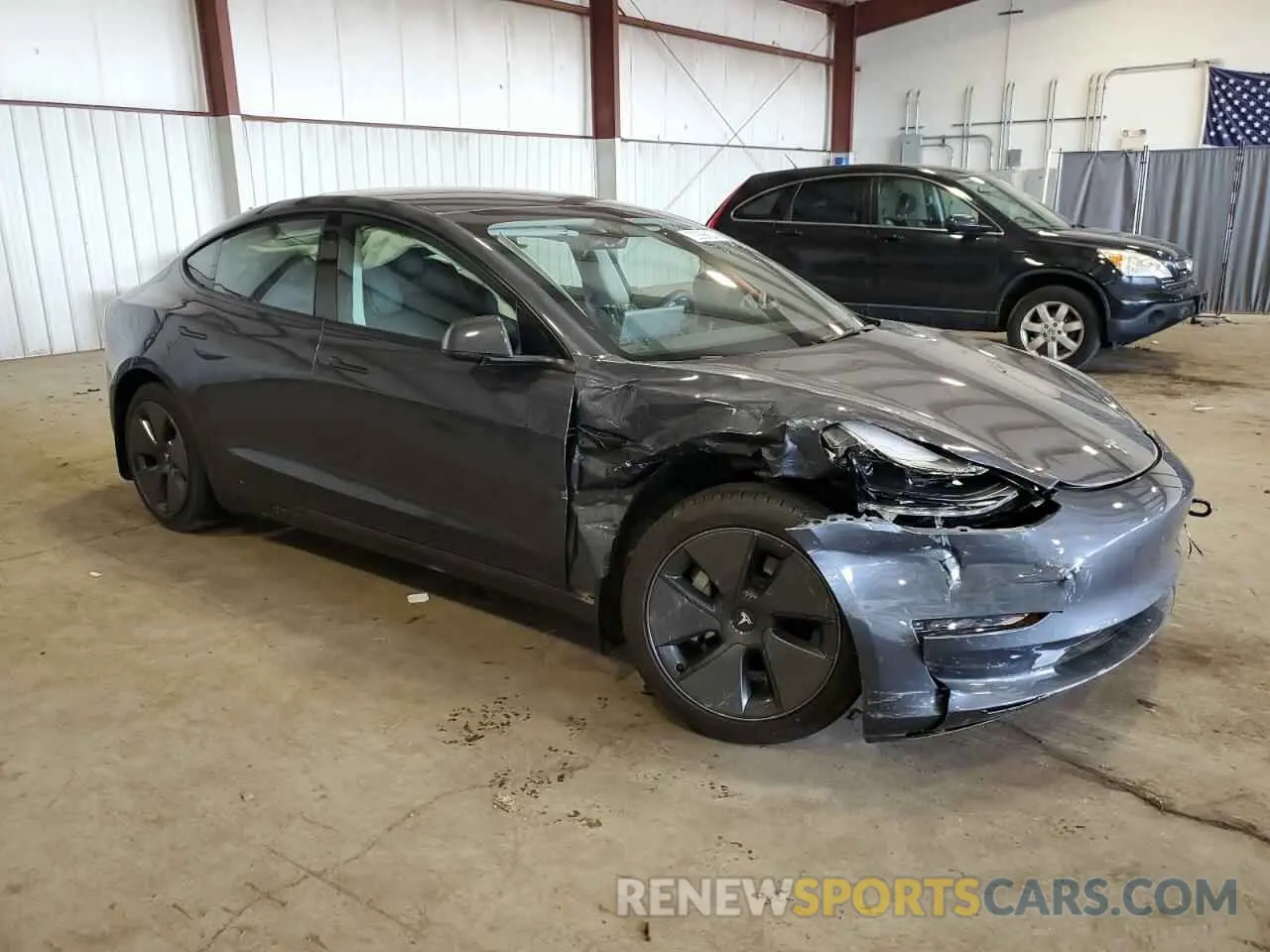 4 Photograph of a damaged car 5YJ3E1EA6PF656107 TESLA MODEL 3 2023
