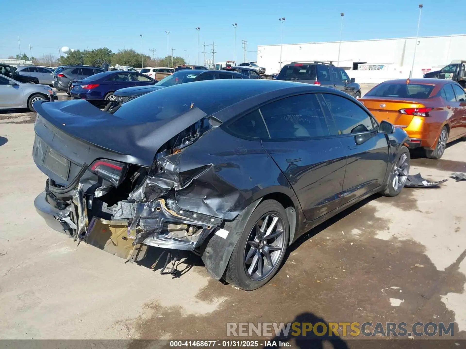 4 Photograph of a damaged car 5YJ3E1EA6PF661128 TESLA MODEL 3 2023