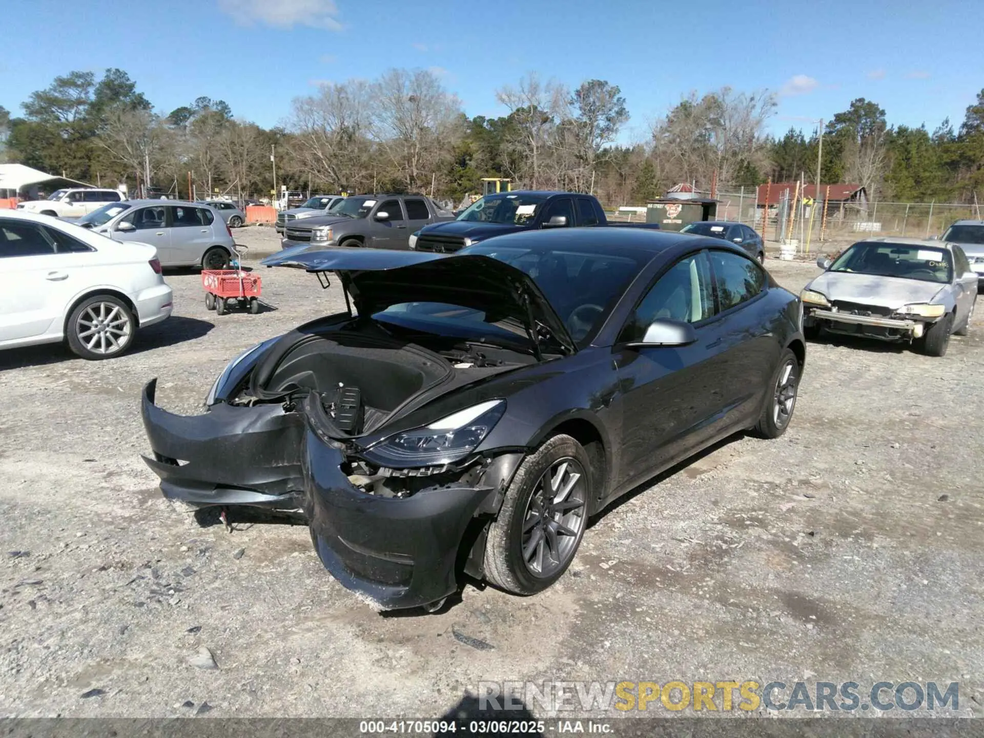 2 Фотография поврежденного автомобиля 5YJ3E1EA6PF667625 TESLA MODEL 3 2023