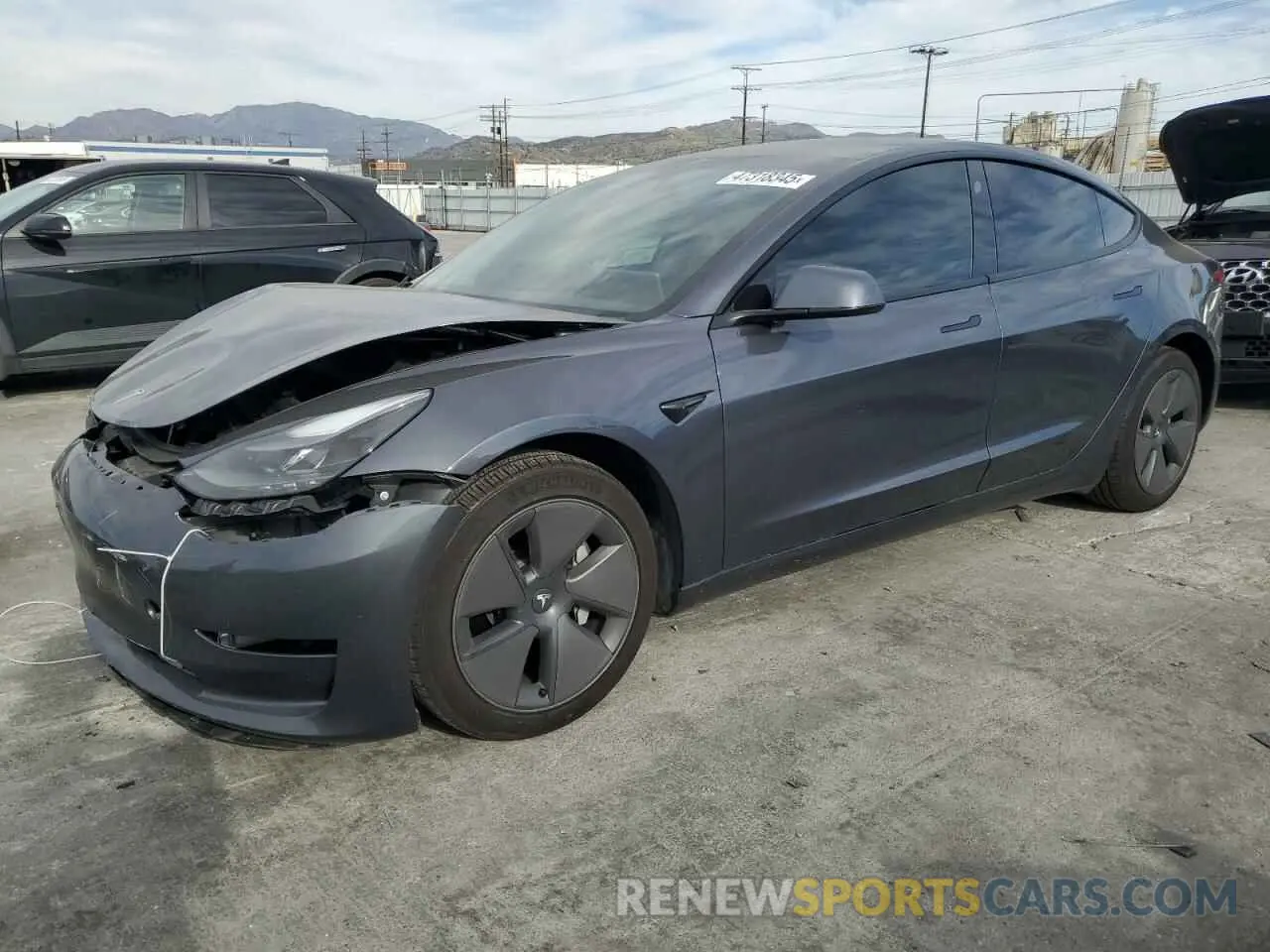 1 Фотография поврежденного автомобиля 5YJ3E1EA6PF684943 TESLA MODEL 3 2023