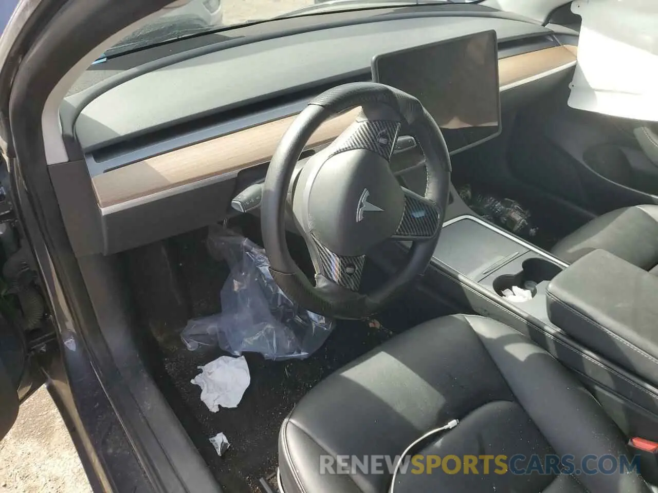 8 Photograph of a damaged car 5YJ3E1EA6PF690161 TESLA MODEL 3 2023
