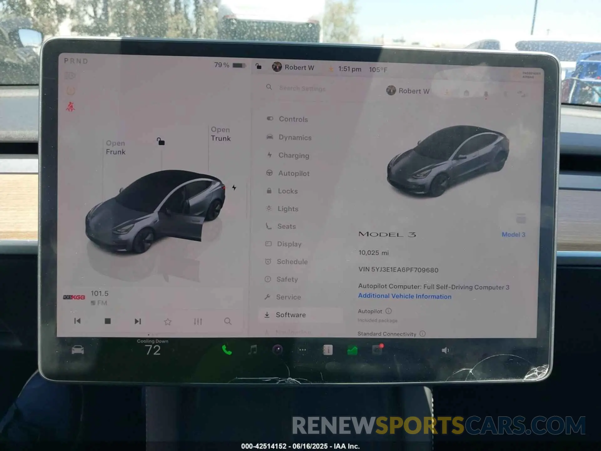 15 Photograph of a damaged car 5YJ3E1EA6PF709680 TESLA MODEL 3 2023