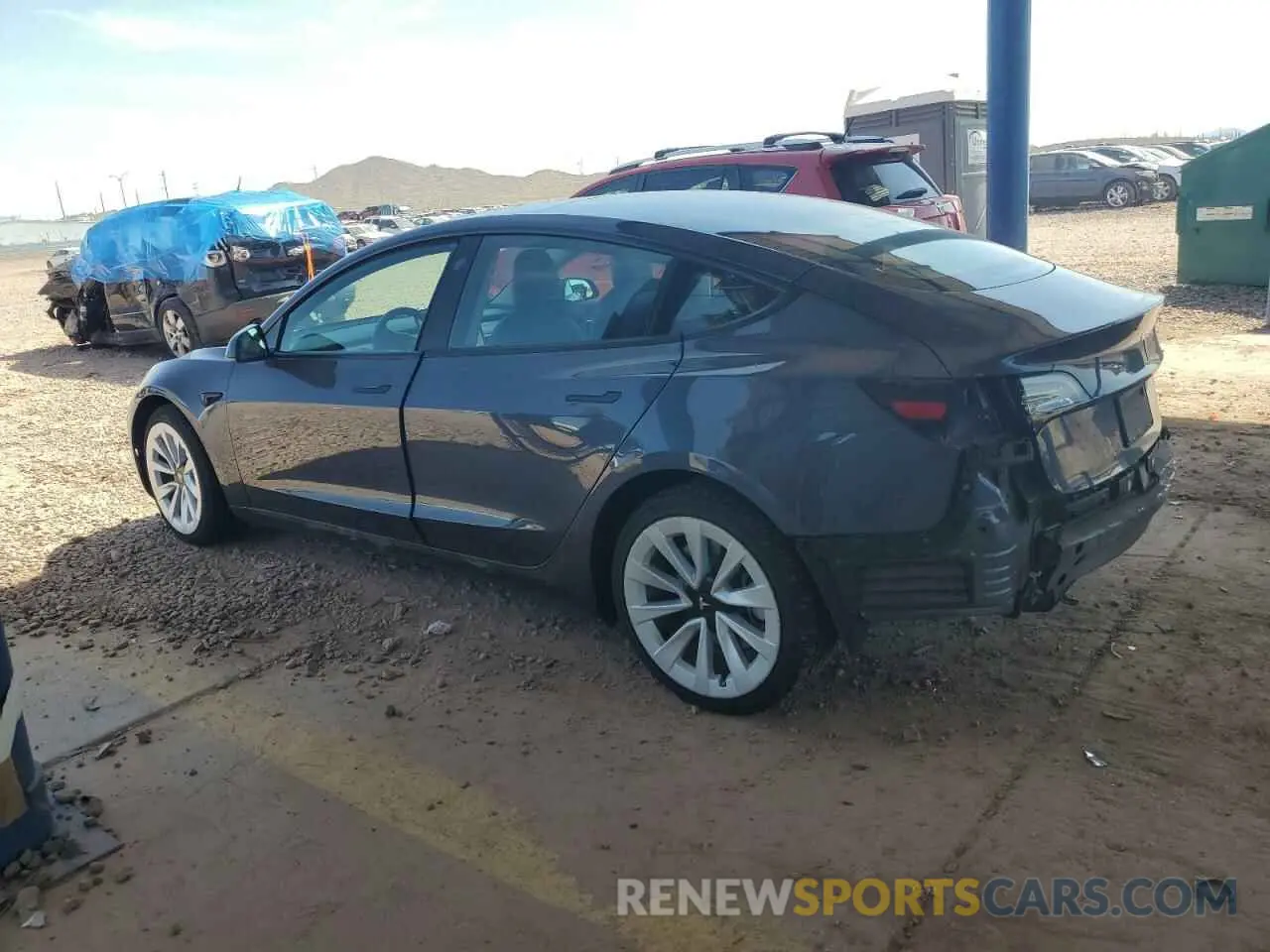2 Photograph of a damaged car 5YJ3E1EA7PF383808 TESLA MODEL 3 2023