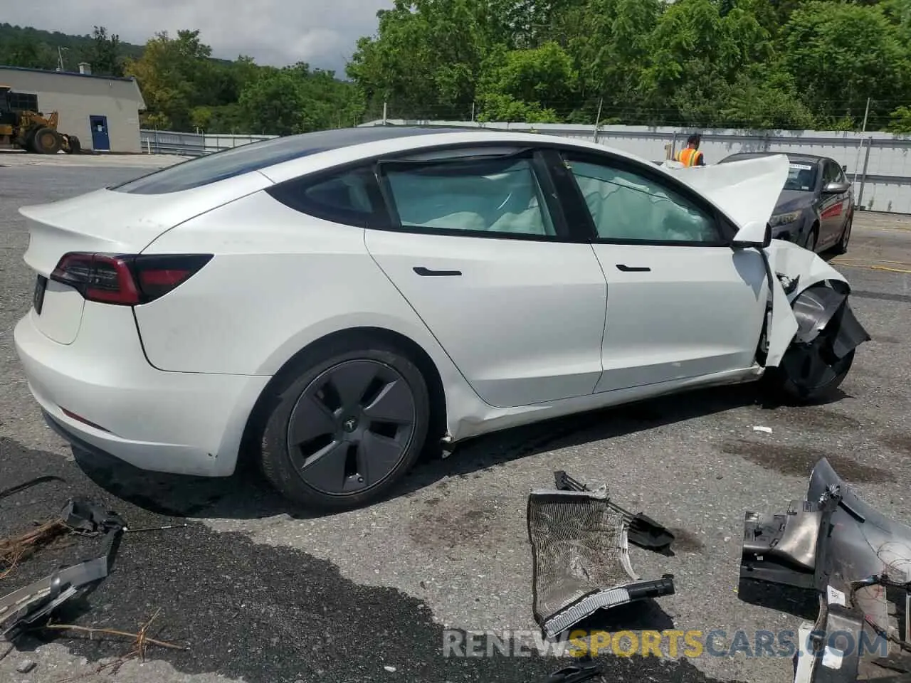 3 Photograph of a damaged car 5YJ3E1EA7PF396624 TESLA MODEL 3 2023