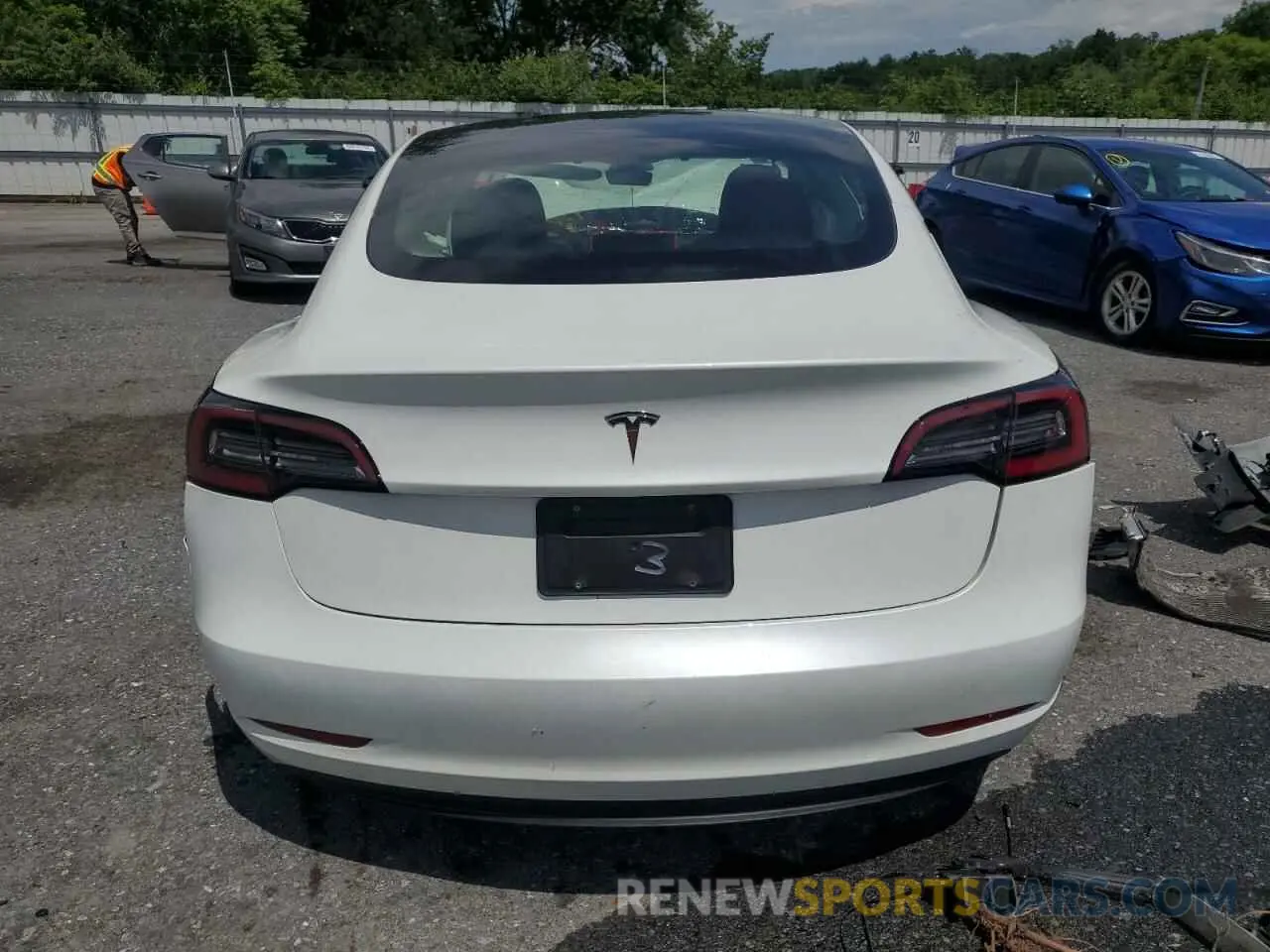 6 Photograph of a damaged car 5YJ3E1EA7PF396624 TESLA MODEL 3 2023