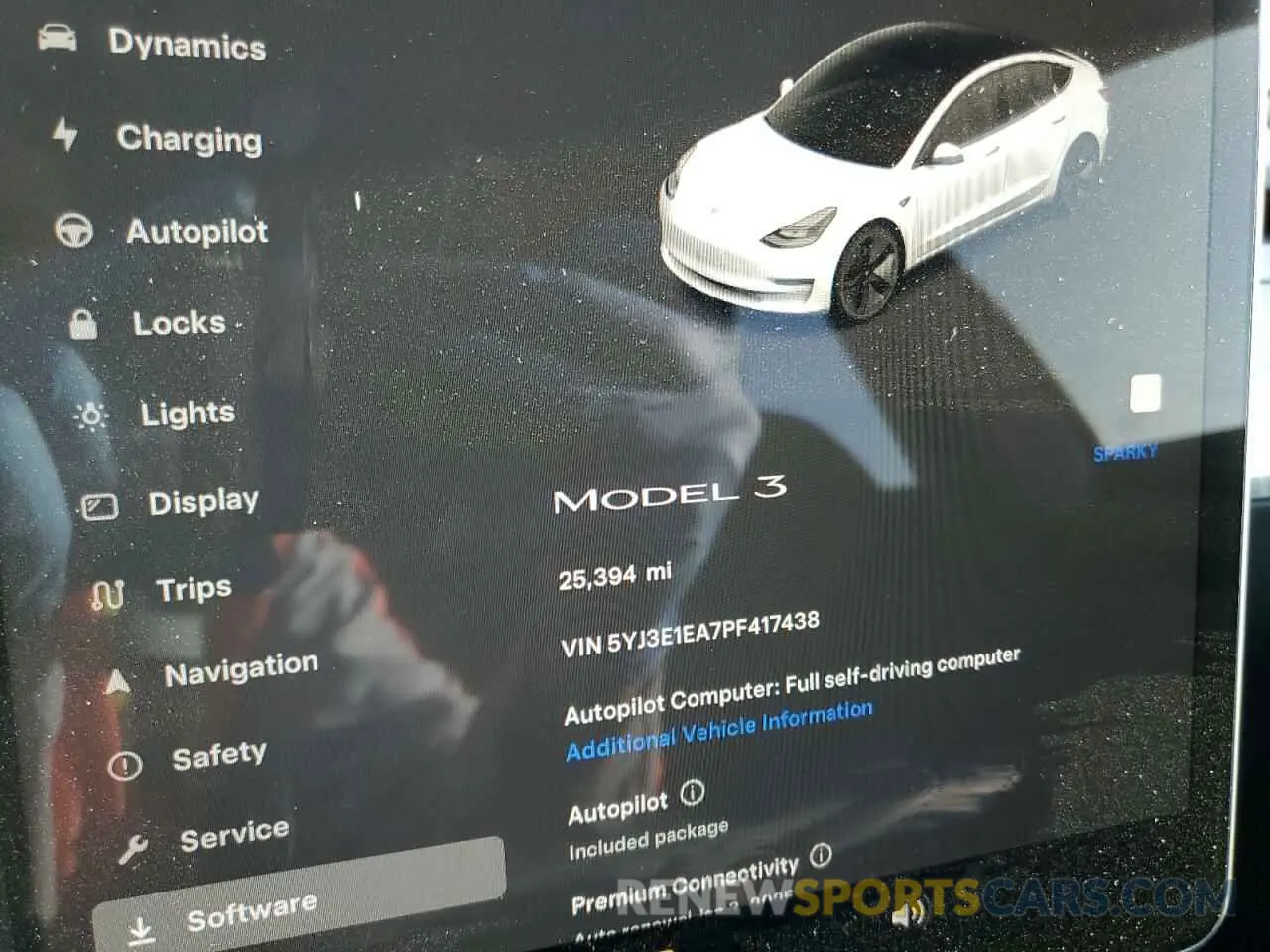 9 Photograph of a damaged car 5YJ3E1EA7PF417438 TESLA MODEL 3 2023