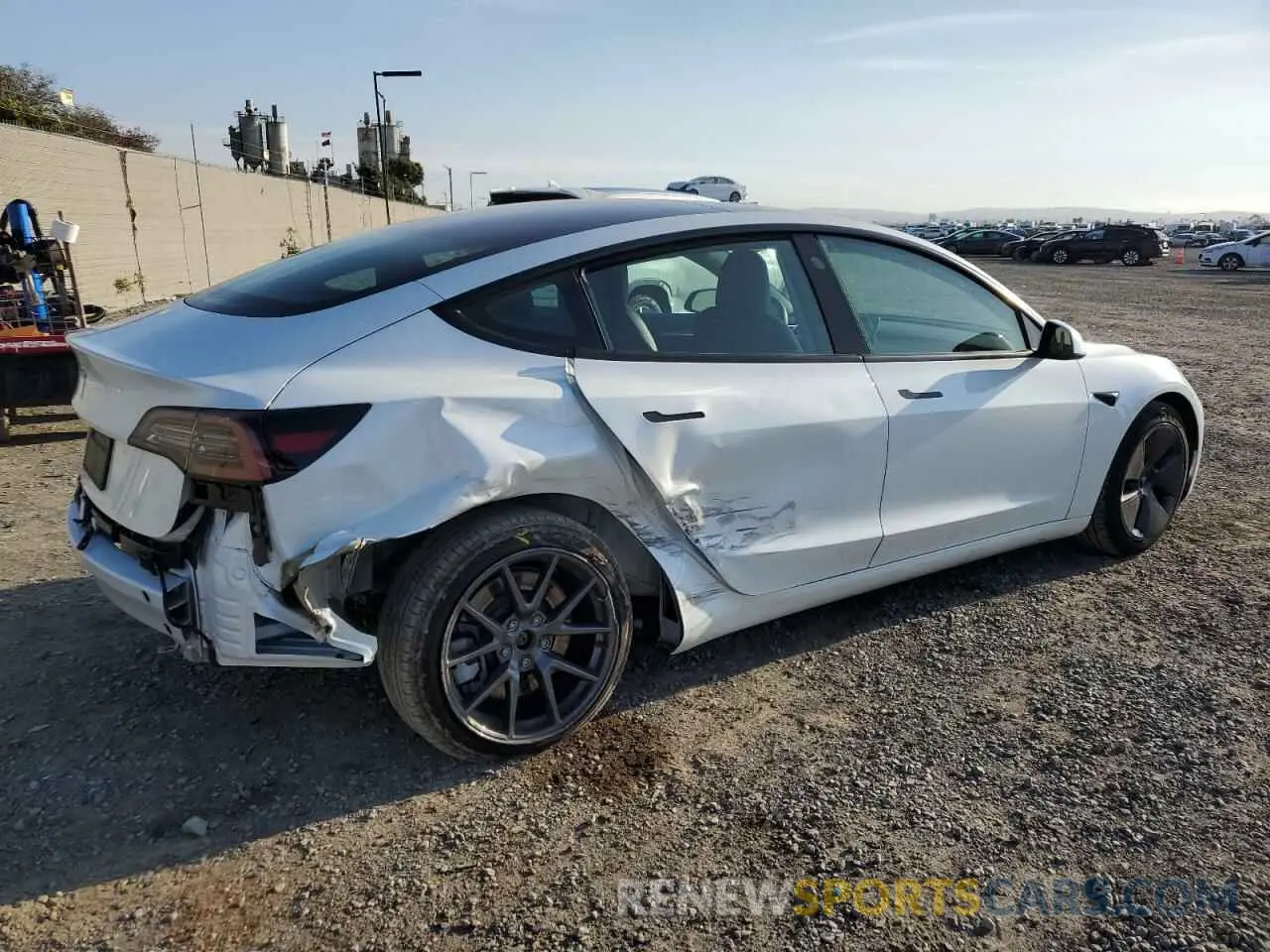 3 Photograph of a damaged car 5YJ3E1EA7PF430495 TESLA MODEL 3 2023
