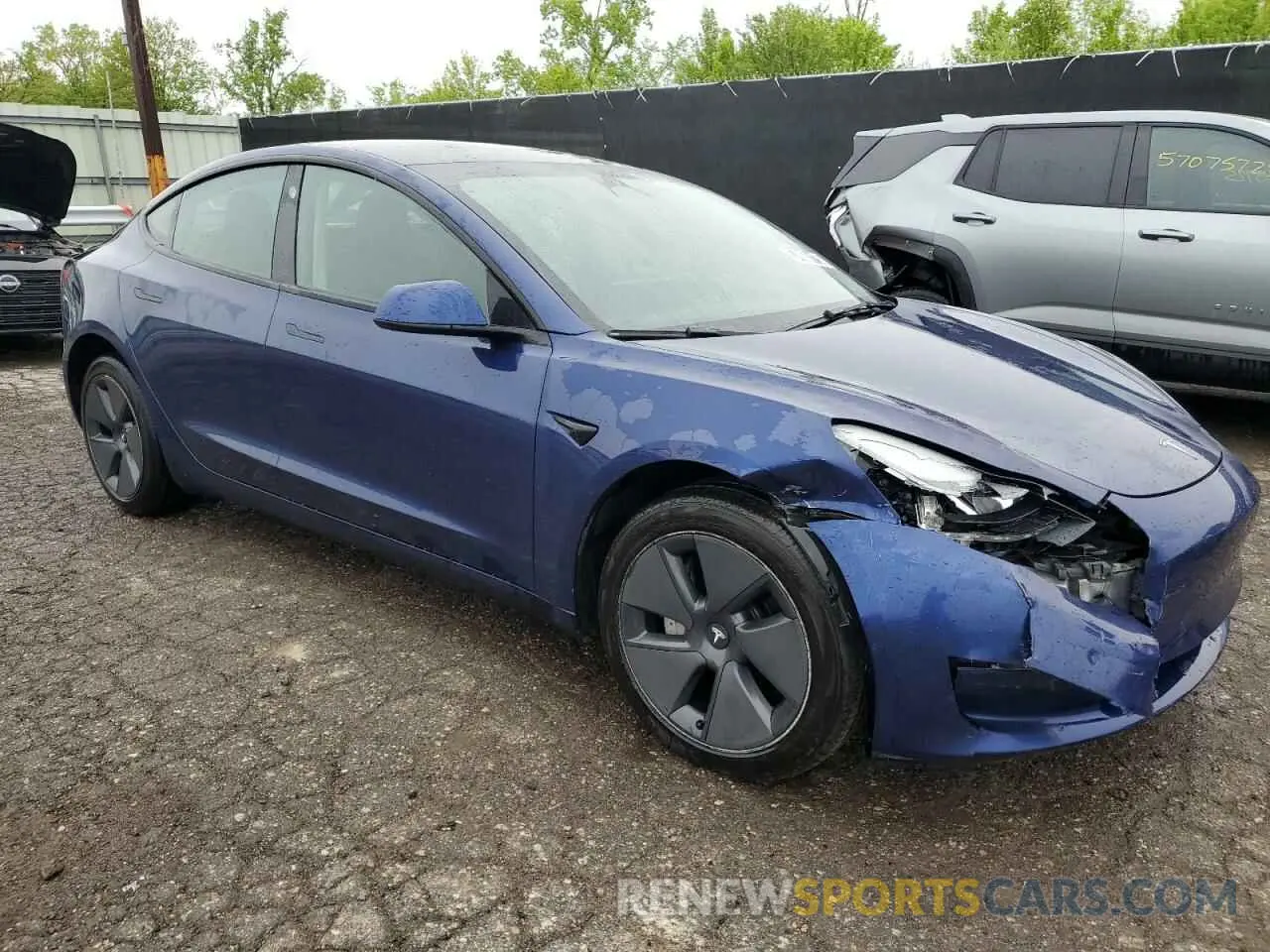 4 Photograph of a damaged car 5YJ3E1EA7PF434126 TESLA MODEL 3 2023