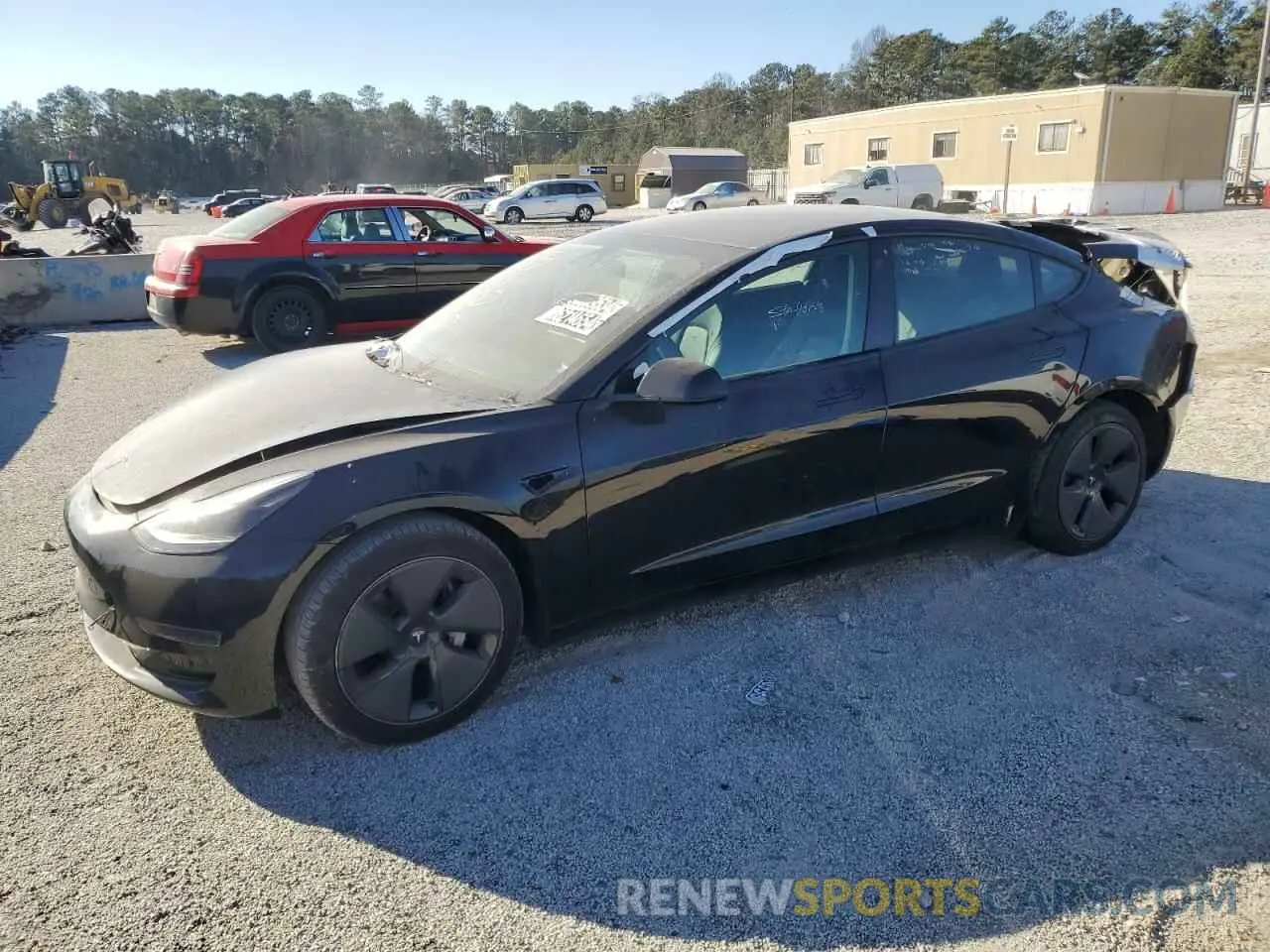 1 Фотография поврежденного автомобиля 5YJ3E1EA7PF437124 TESLA MODEL 3 2023