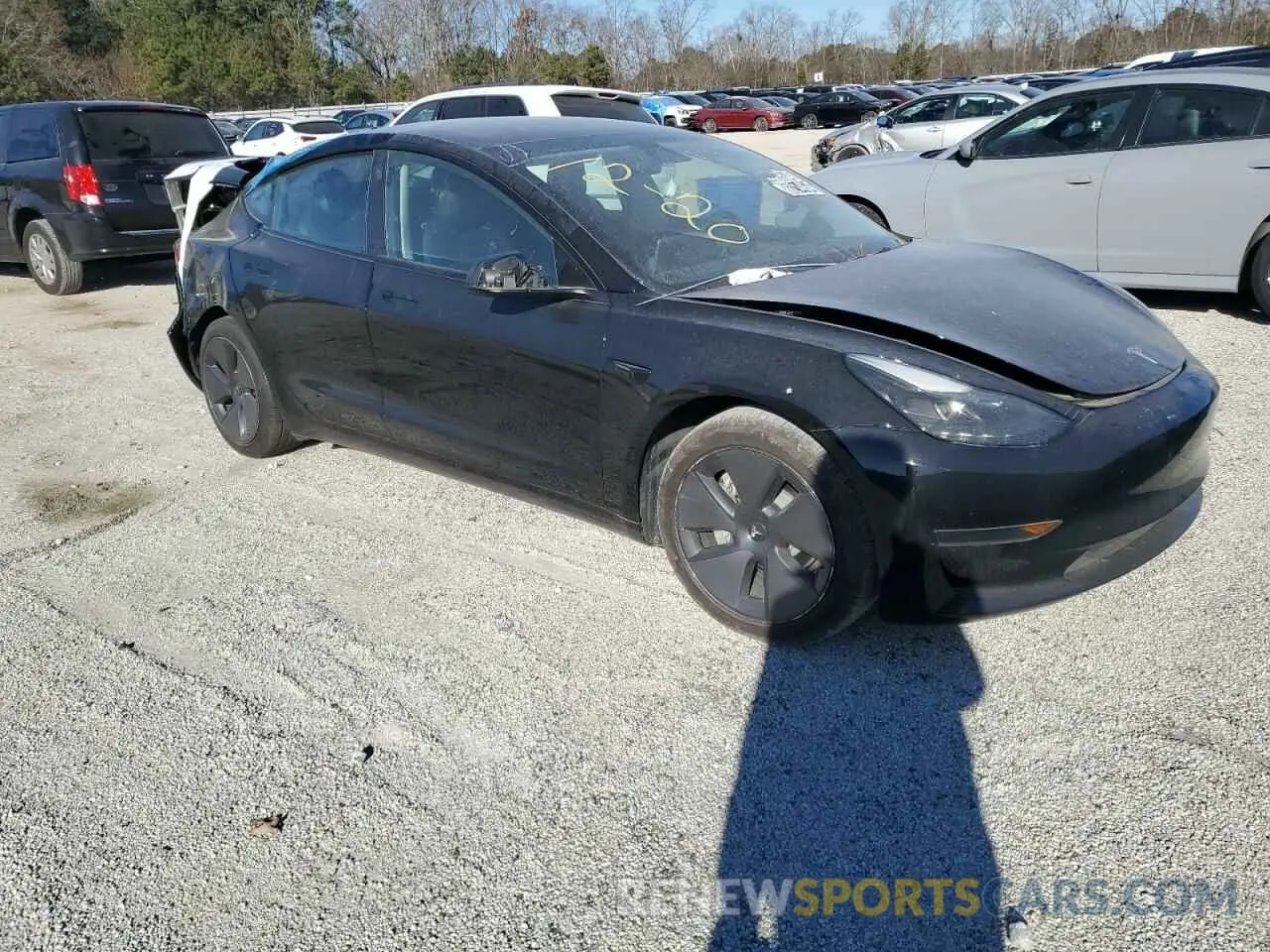4 Фотография поврежденного автомобиля 5YJ3E1EA7PF437124 TESLA MODEL 3 2023