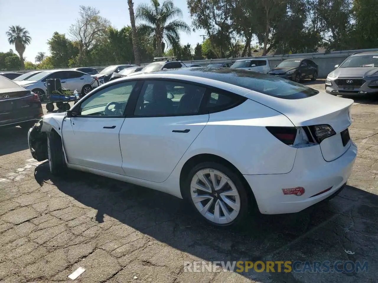 2 Фотография поврежденного автомобиля 5YJ3E1EA7PF450343 TESLA MODEL 3 2023
