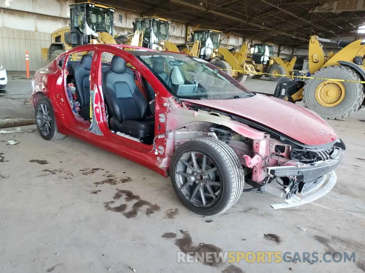 4 Photograph of a damaged car 5YJ3E1EA7PF453274 TESLA MODEL 3 2023