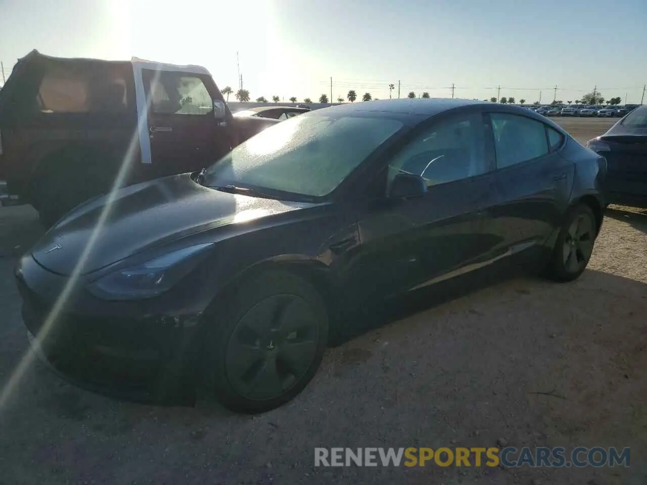 1 Фотография поврежденного автомобиля 5YJ3E1EA7PF455073 TESLA MODEL 3 2023