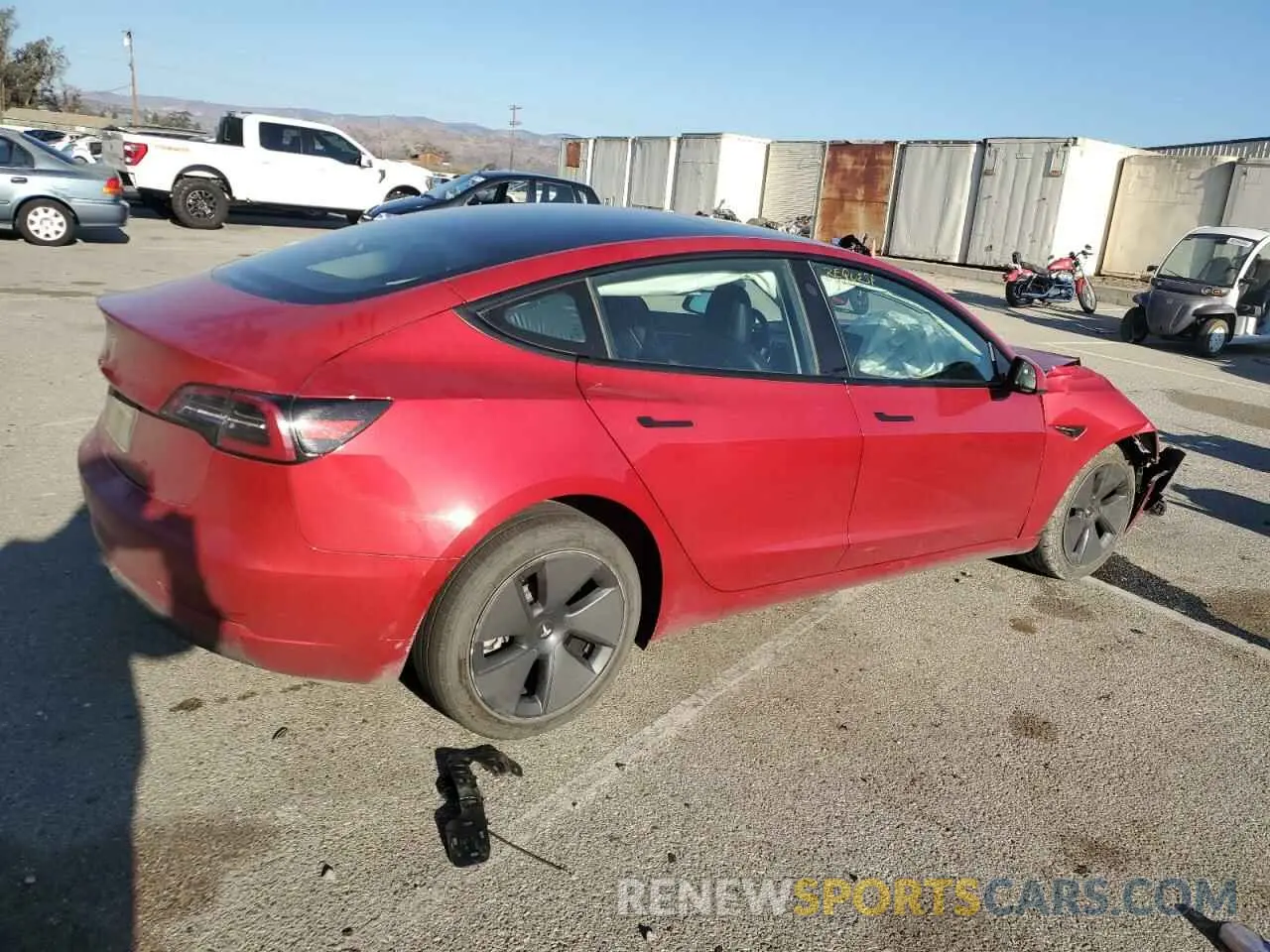 3 Фотография поврежденного автомобиля 5YJ3E1EA7PF456790 TESLA MODEL 3 2023