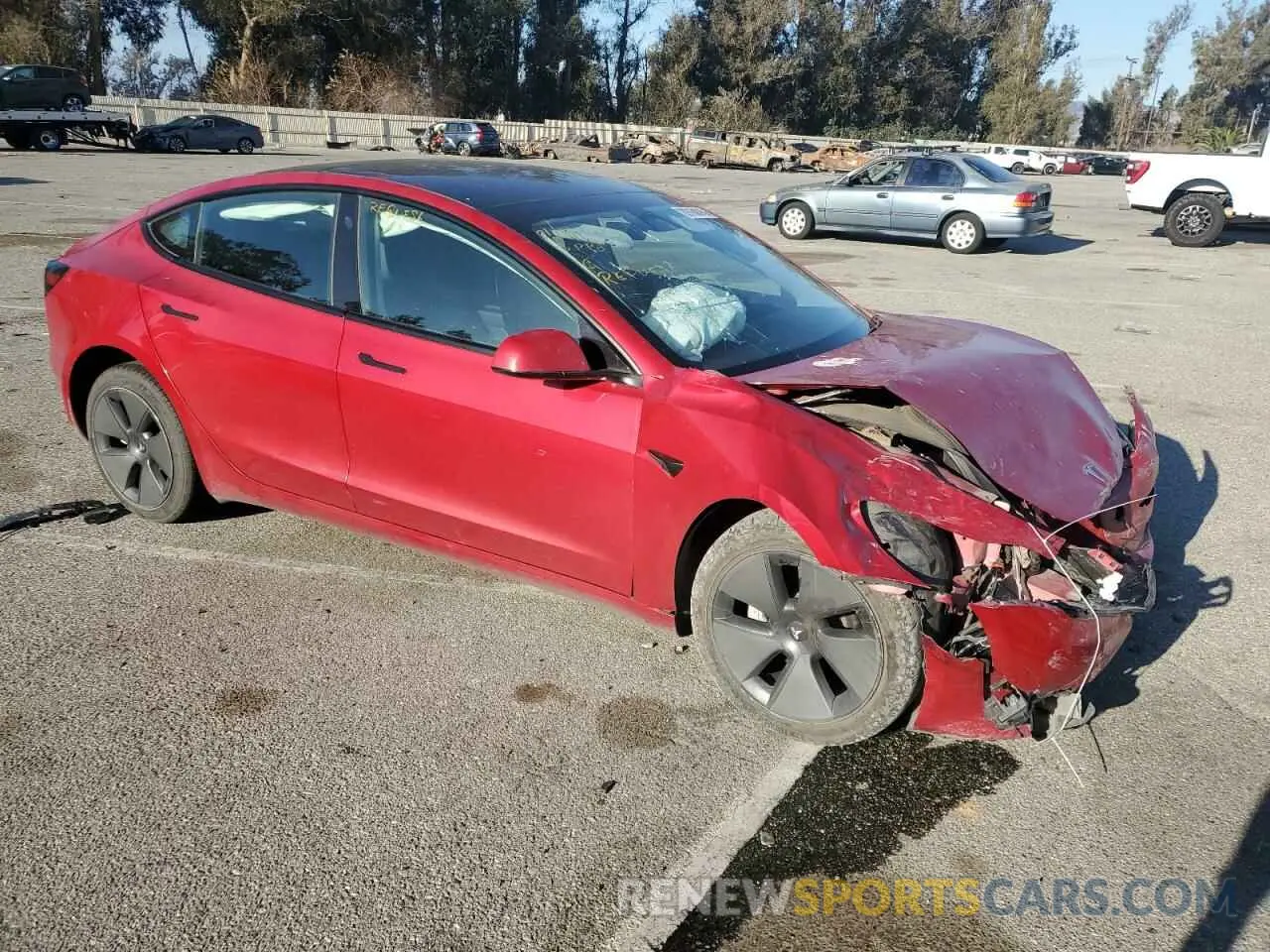 4 Фотография поврежденного автомобиля 5YJ3E1EA7PF456790 TESLA MODEL 3 2023