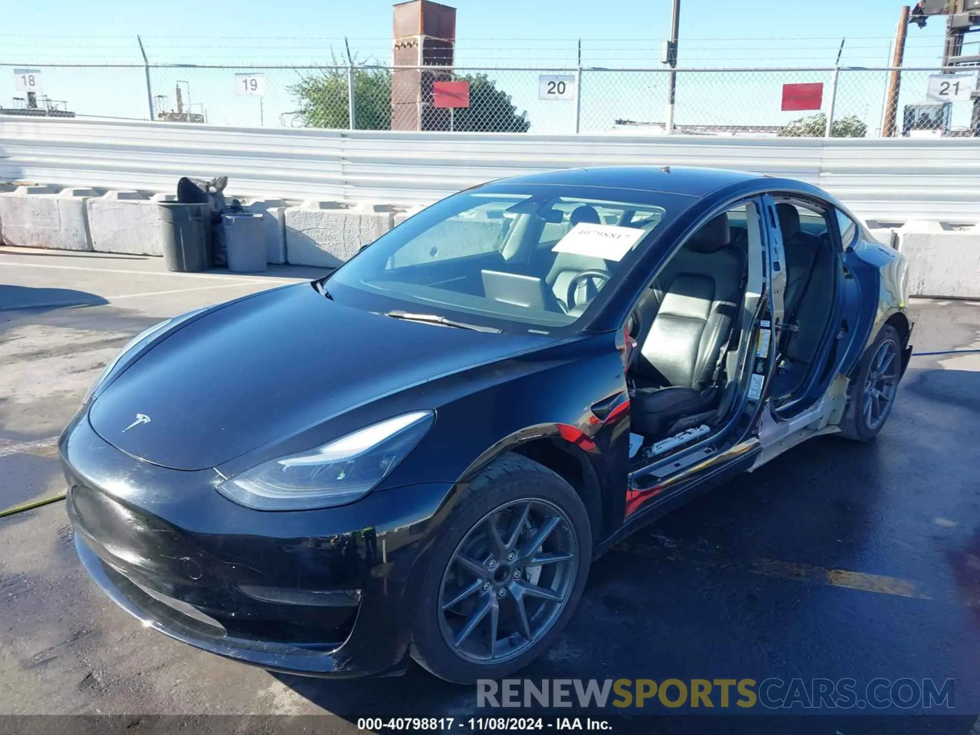 2 Photograph of a damaged car 5YJ3E1EA7PF456899 TESLA MODEL 3 2023