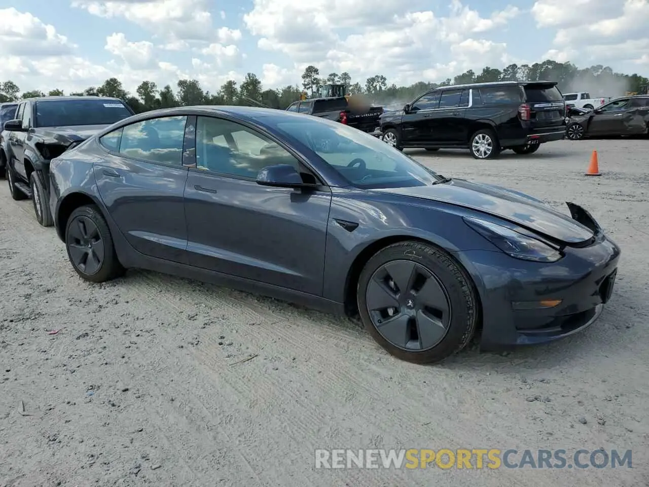 4 Photograph of a damaged car 5YJ3E1EA7PF468860 TESLA MODEL 3 2023