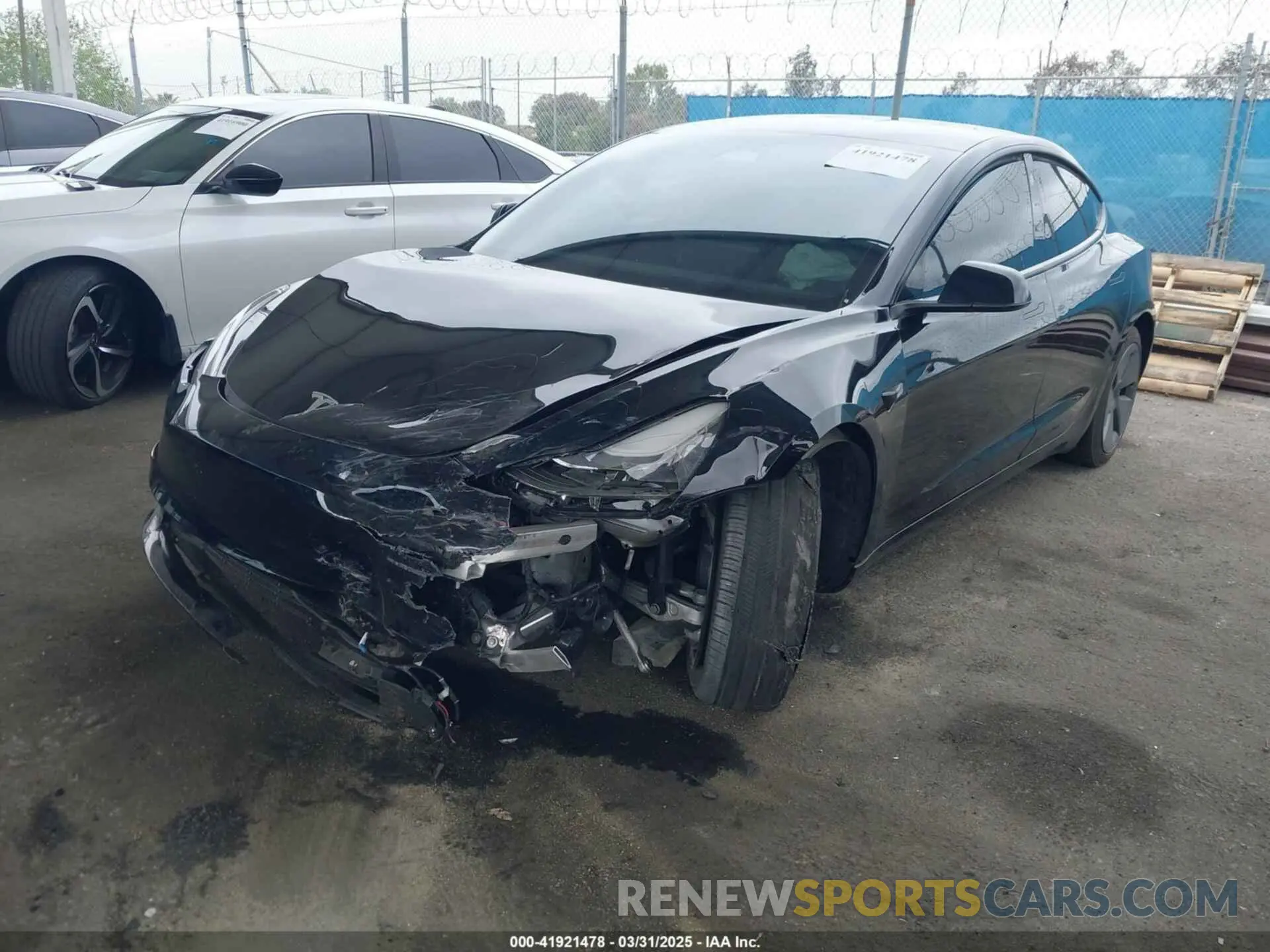 2 Фотография поврежденного автомобиля 5YJ3E1EA7PF473749 TESLA MODEL 3 2023