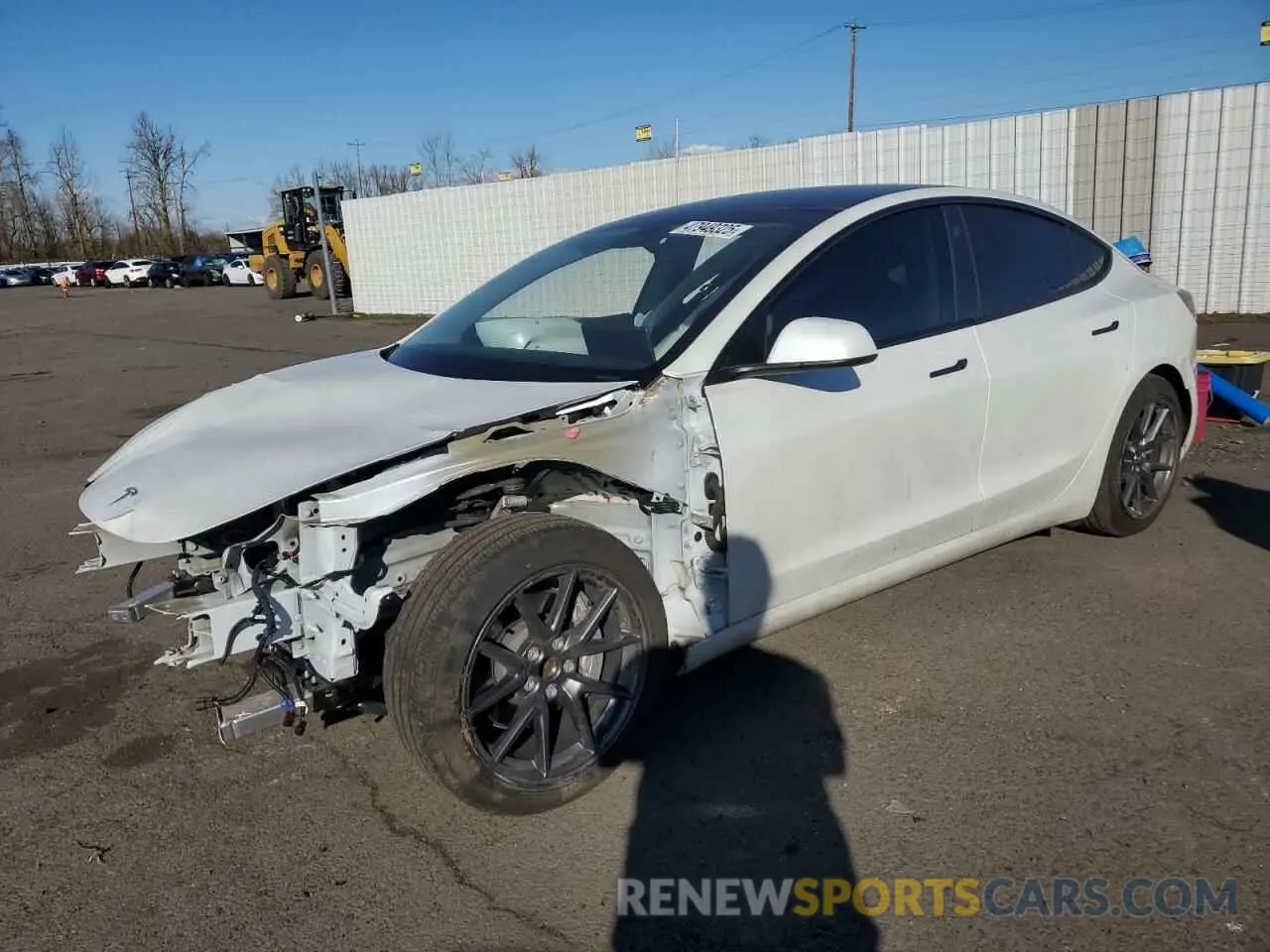 1 Photograph of a damaged car 5YJ3E1EA7PF474240 TESLA MODEL 3 2023